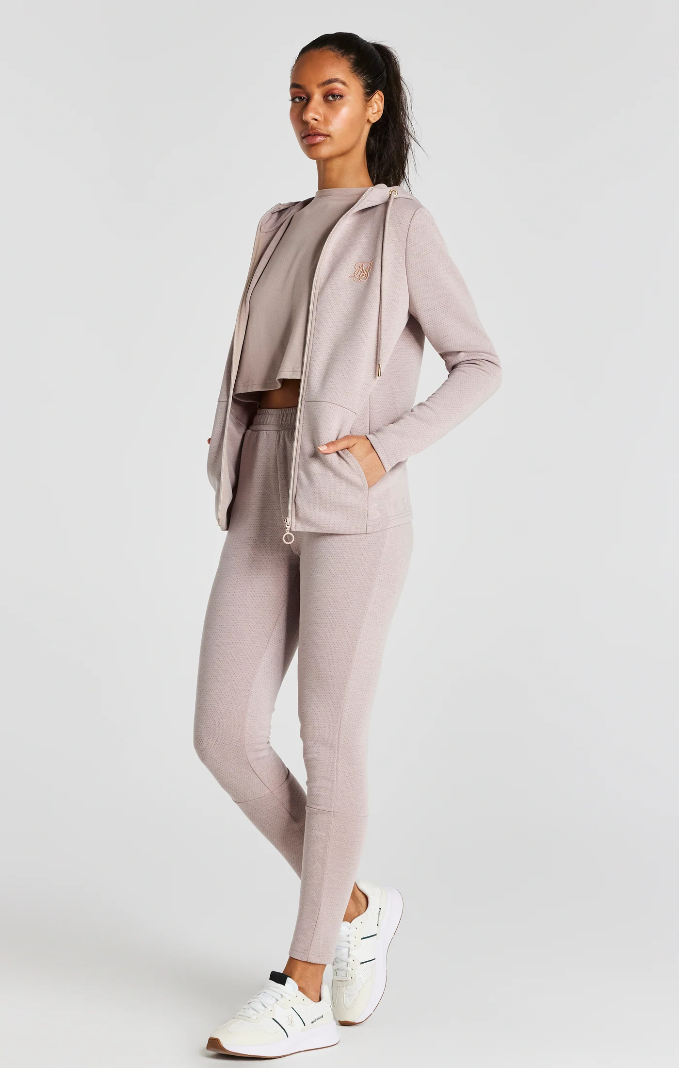 Washed Pink Track Top - Image 3