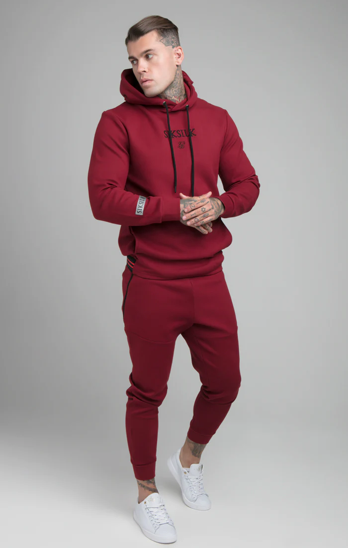 Burgundy Exhibit Overhead Hoodie - Image 6