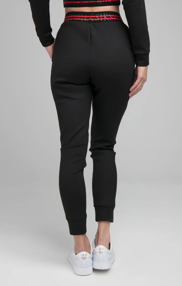 SikSilk Exhibit Pro Track Pants - Black - Image 3