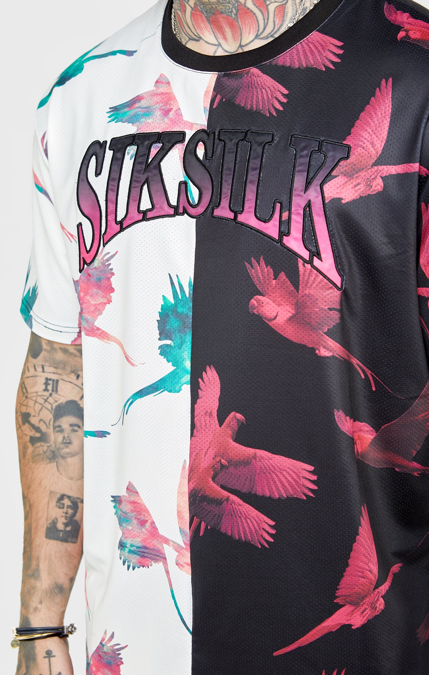 Ecru Print Oversized Short Sleeve T-Shirt - Image 2
