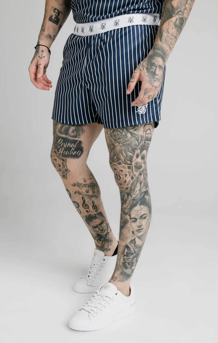 Navy Elasticated Swim Short