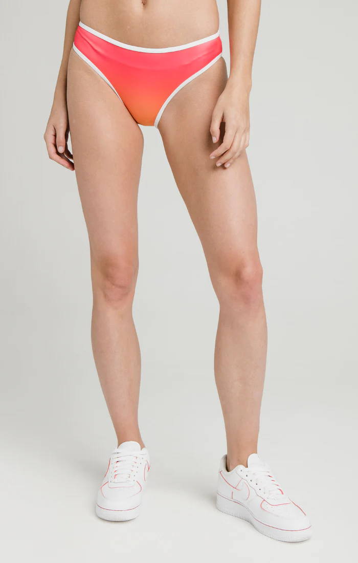 SikSilk Fade Bikini Bottoms – Orange & Pink - Image 4
