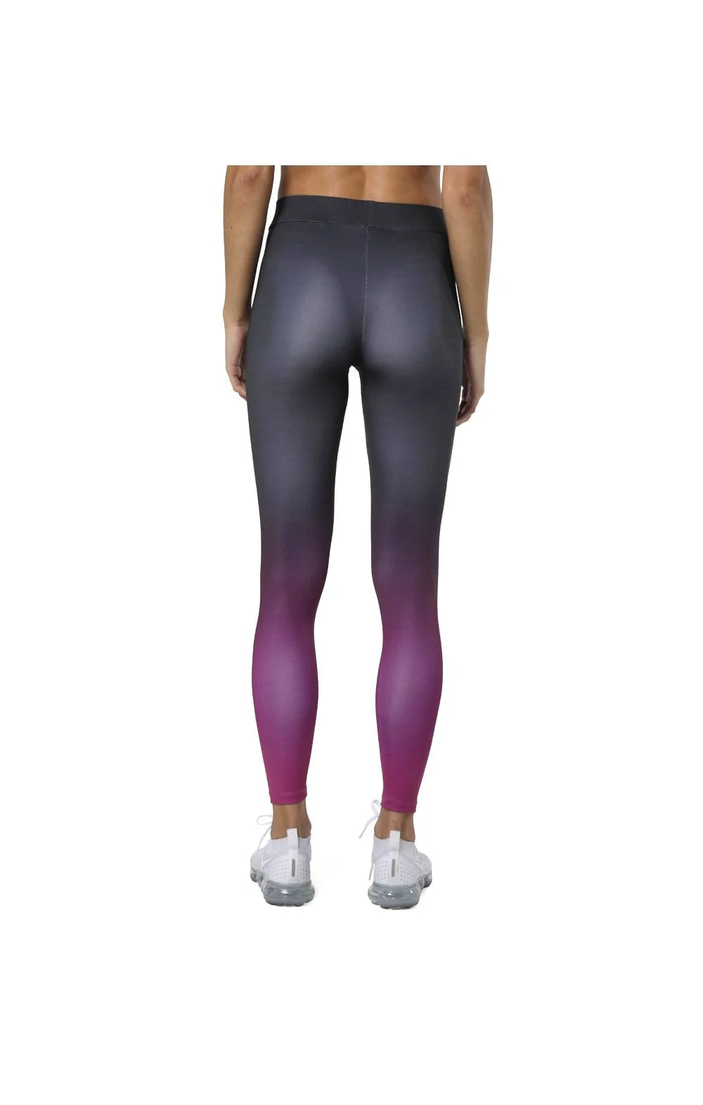 SikSilk Fade Leggings – Iron & Pink - Image 4