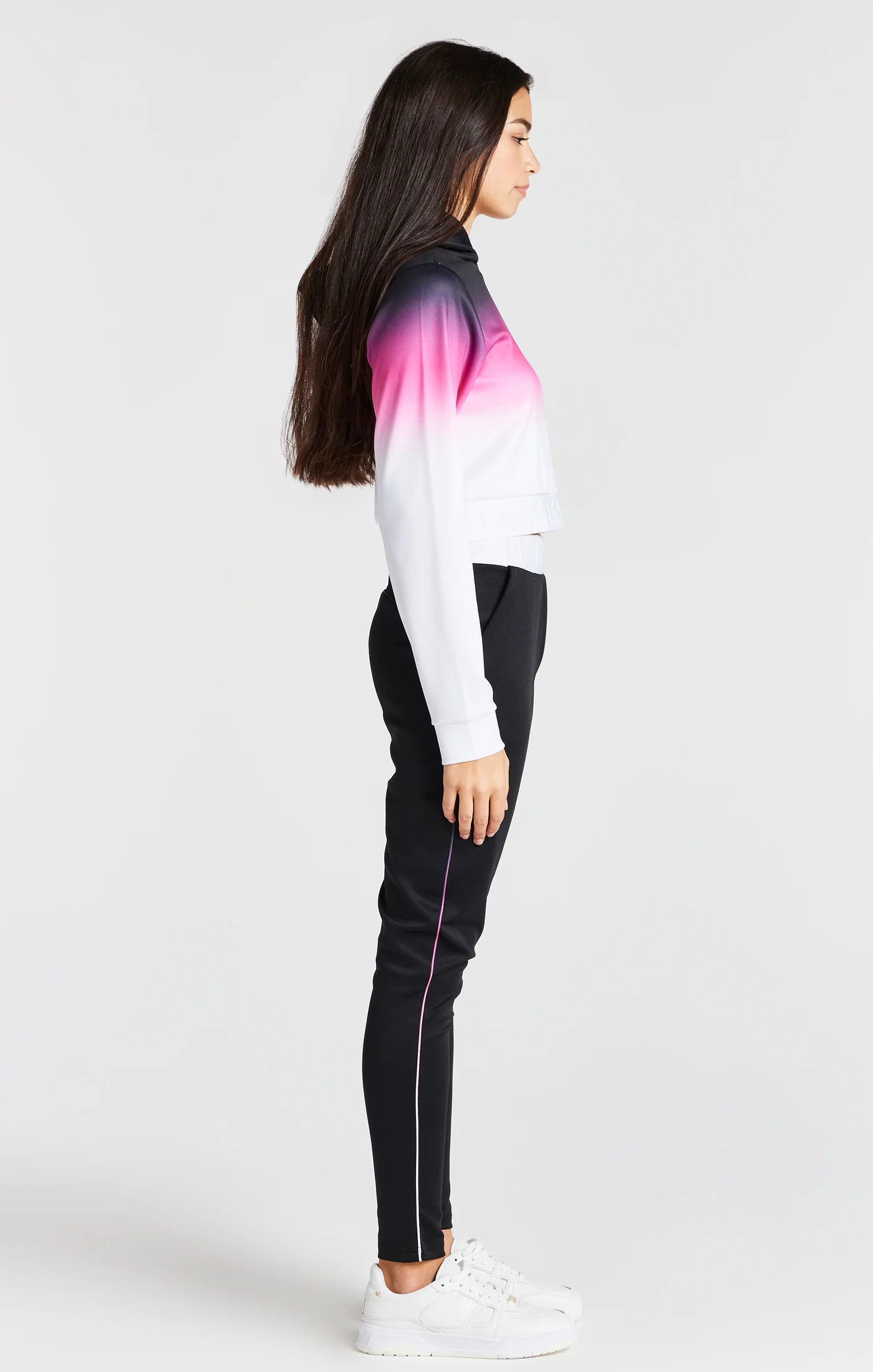 Girls Black Fade Hoodie - Image 4