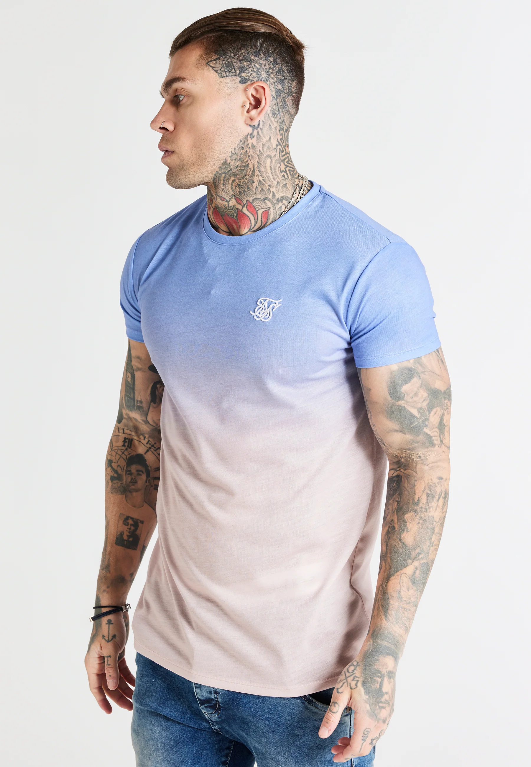 Purple Fade Muscle T-Shirt - Image 2