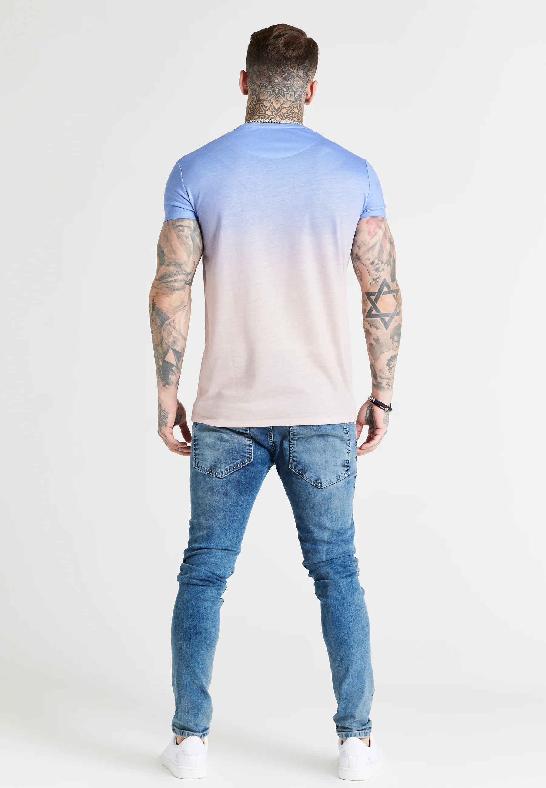 Purple Fade Muscle T-Shirt - Image 6