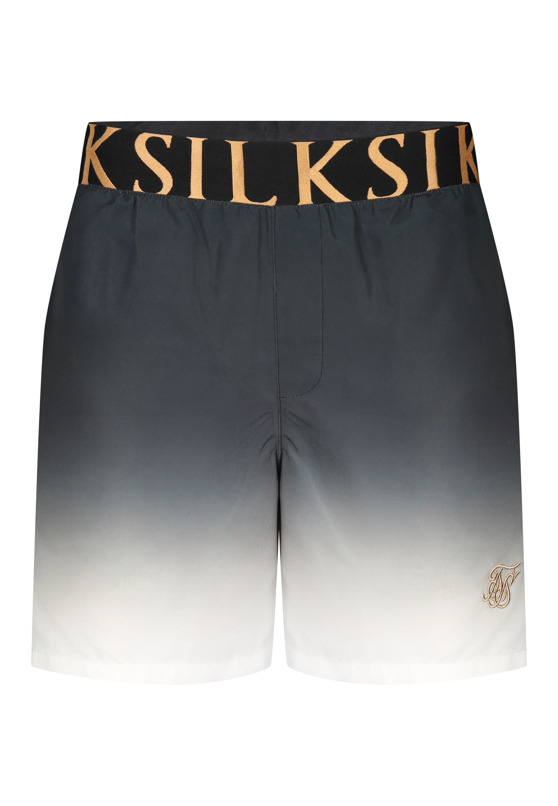 Black and White Fade Swim Shorts - Image 6