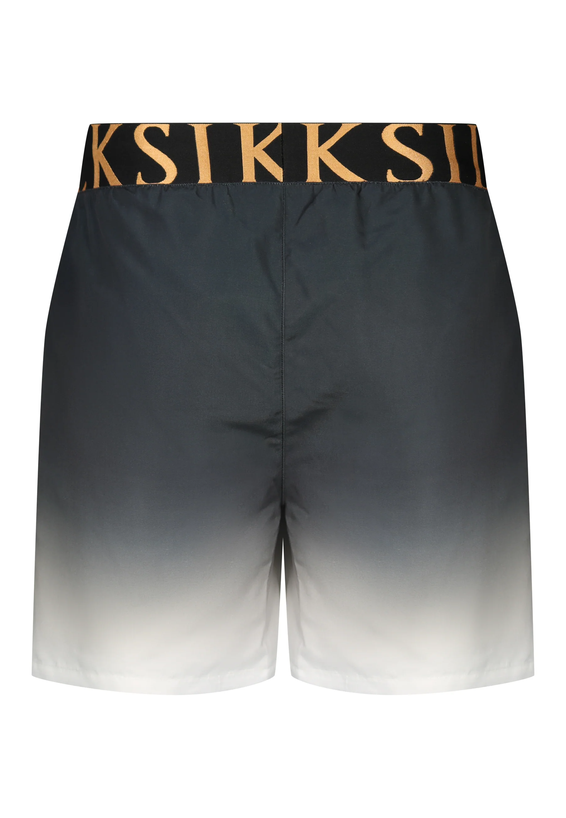 Black and White Fade Swim Shorts - Image 7