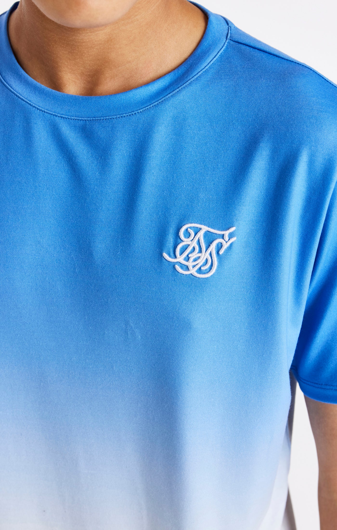 Boys Blue Fade T-Shirt - Image 2