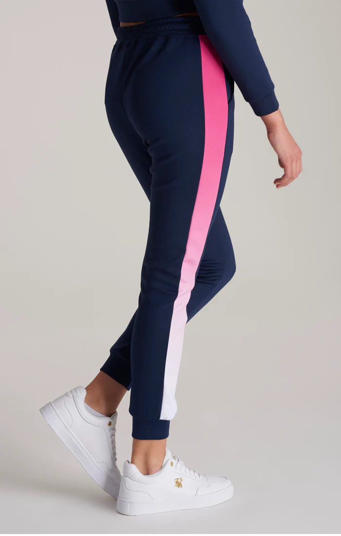 Girls Navy Fade Track Pant - Image 2