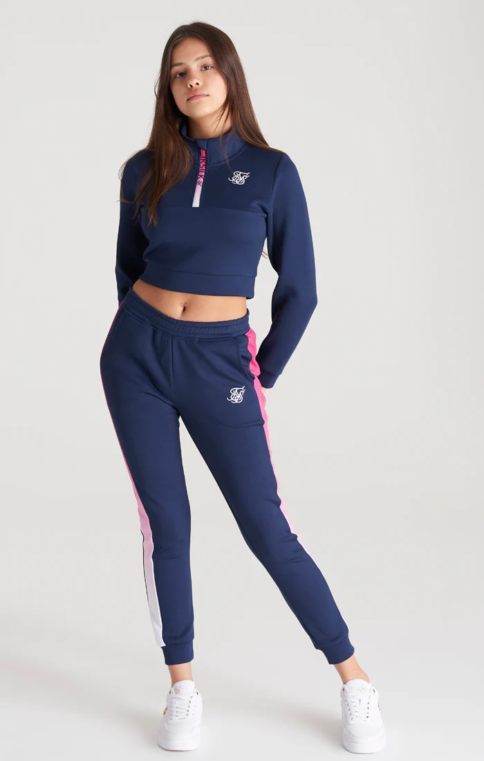 Girls Navy Fade Track Pant - Image 4