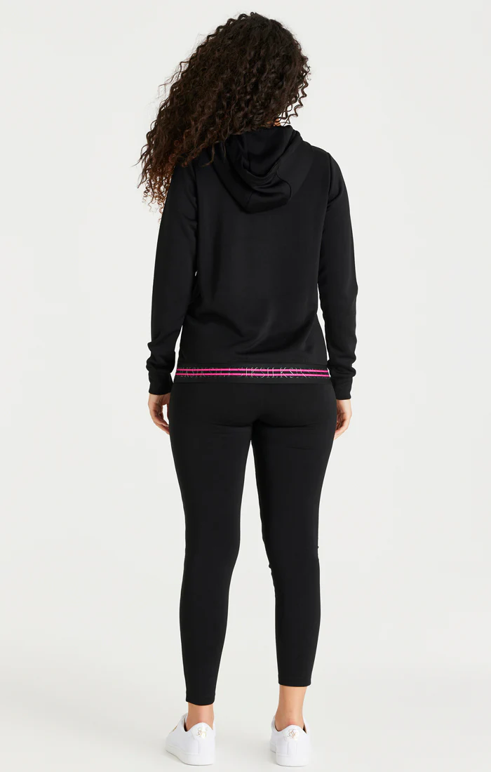 Black Fade Zip Track Top - Image 5