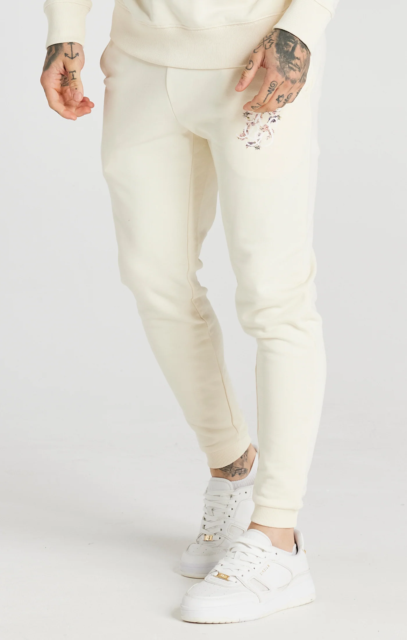 Ecru Faded Floral Jogger - Image 2