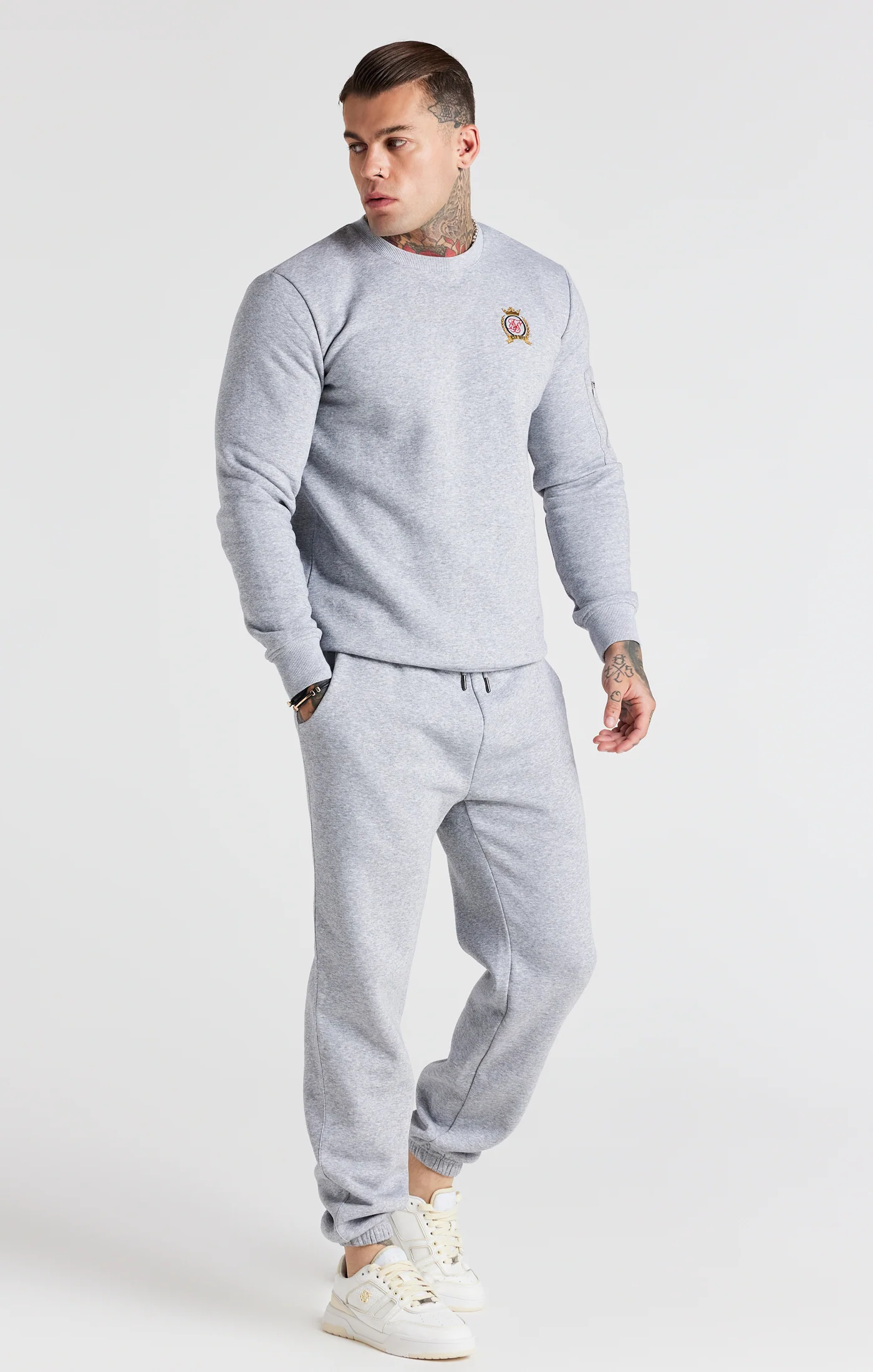 Grey Fleece Sweatshirt - Image 4