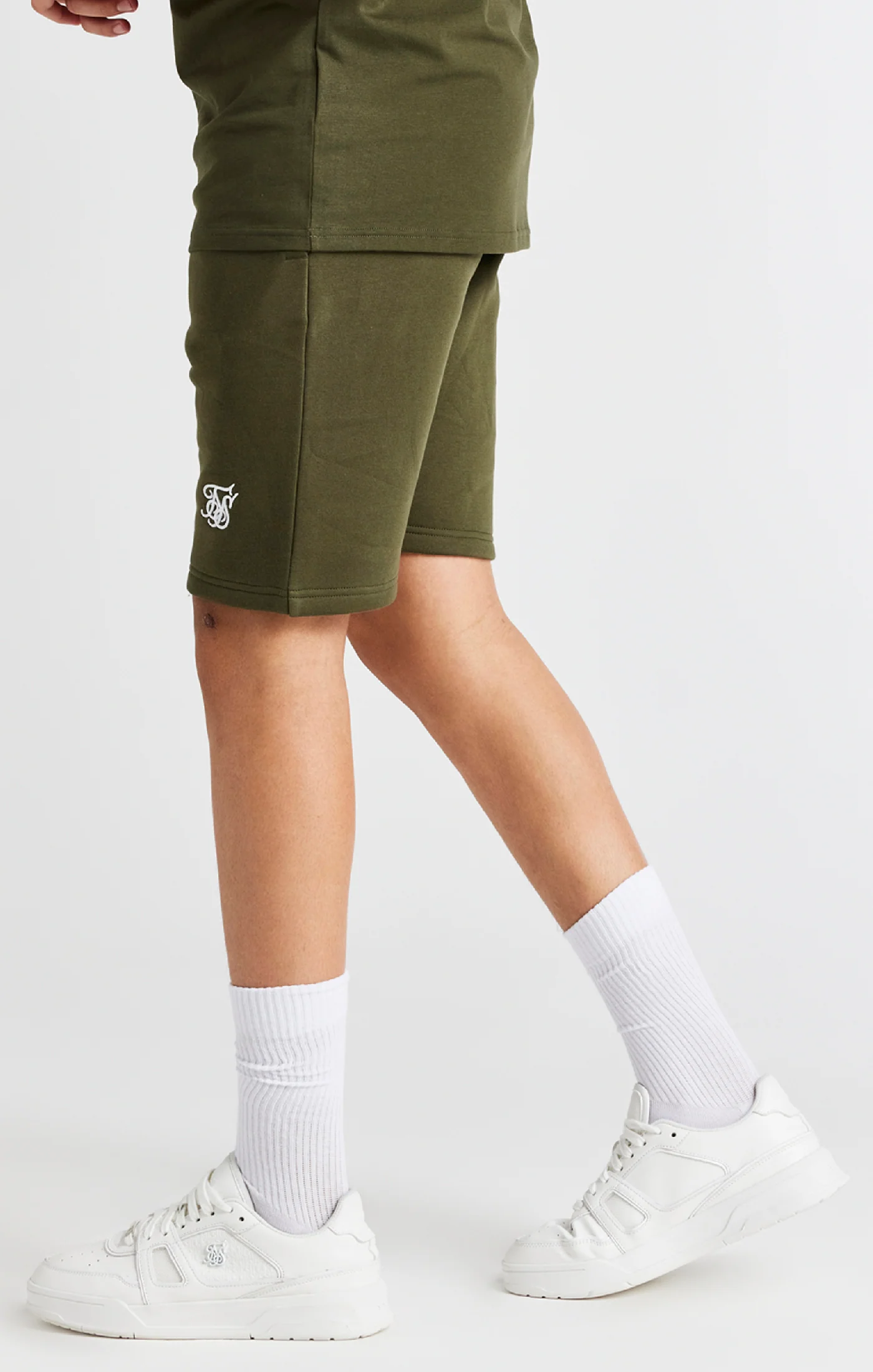 Boys Khaki Fleece Short - Image 2