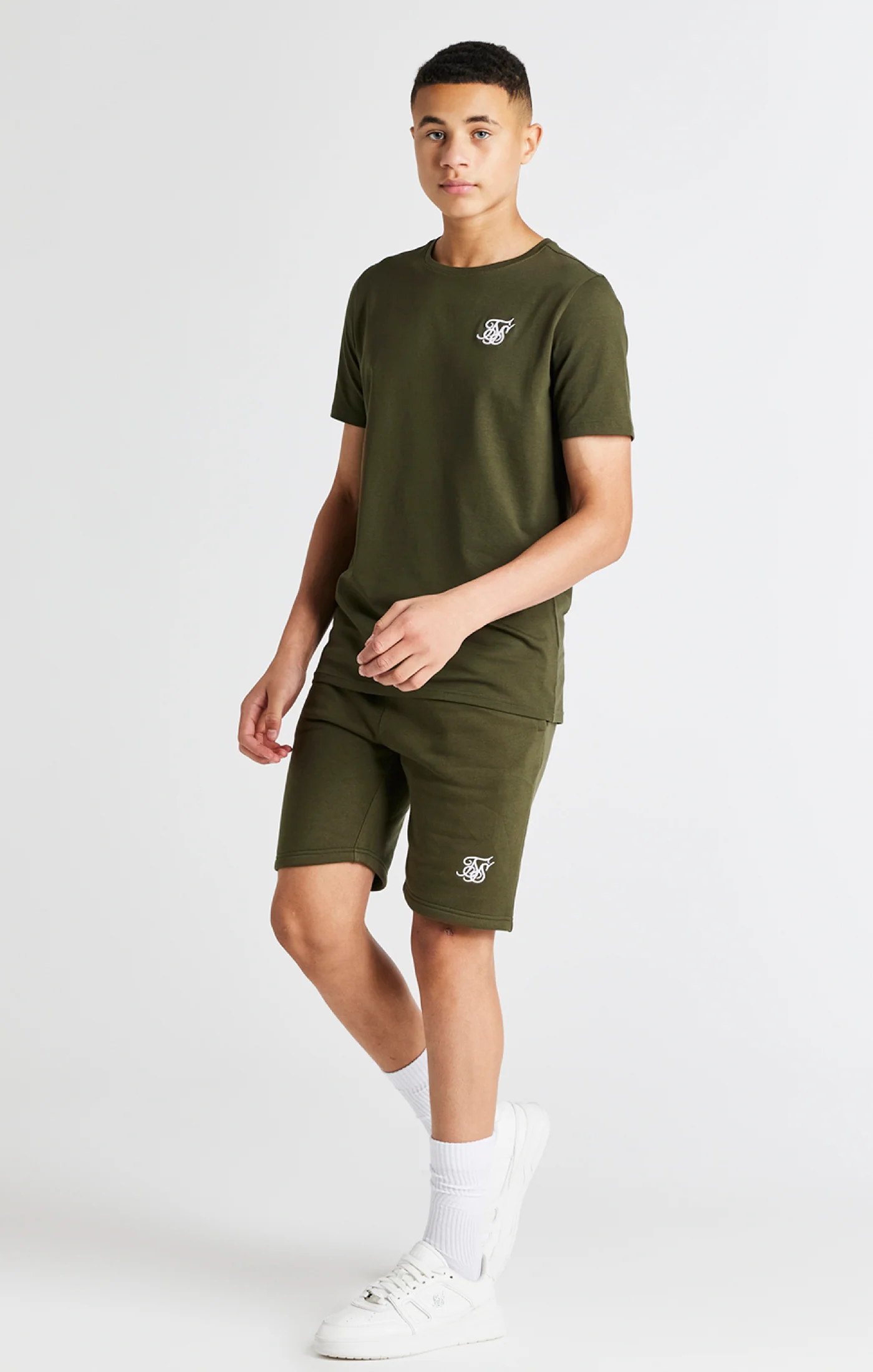 Boys Khaki Fleece Short - Image 3