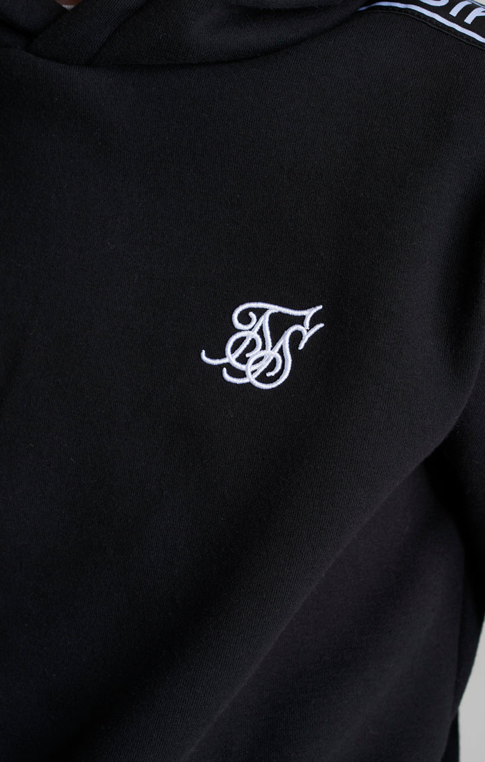 Boys Black Fleece Taped Tracksuit - Image 7