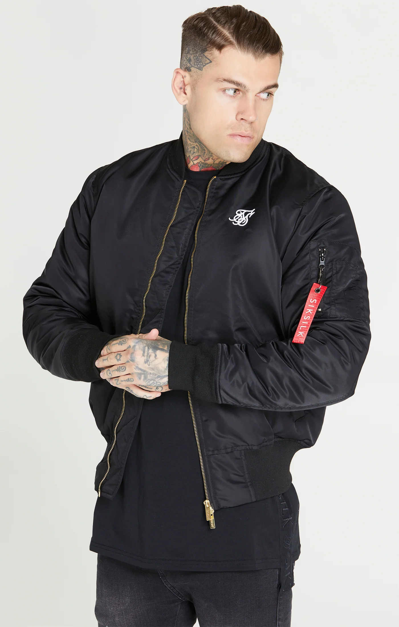 Black Flight Bomber Jacket