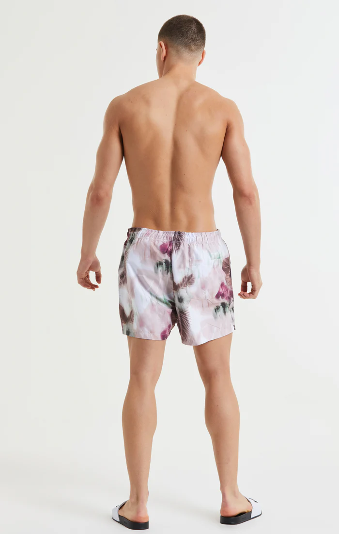 Pink Floral Swim Short - Image 5
