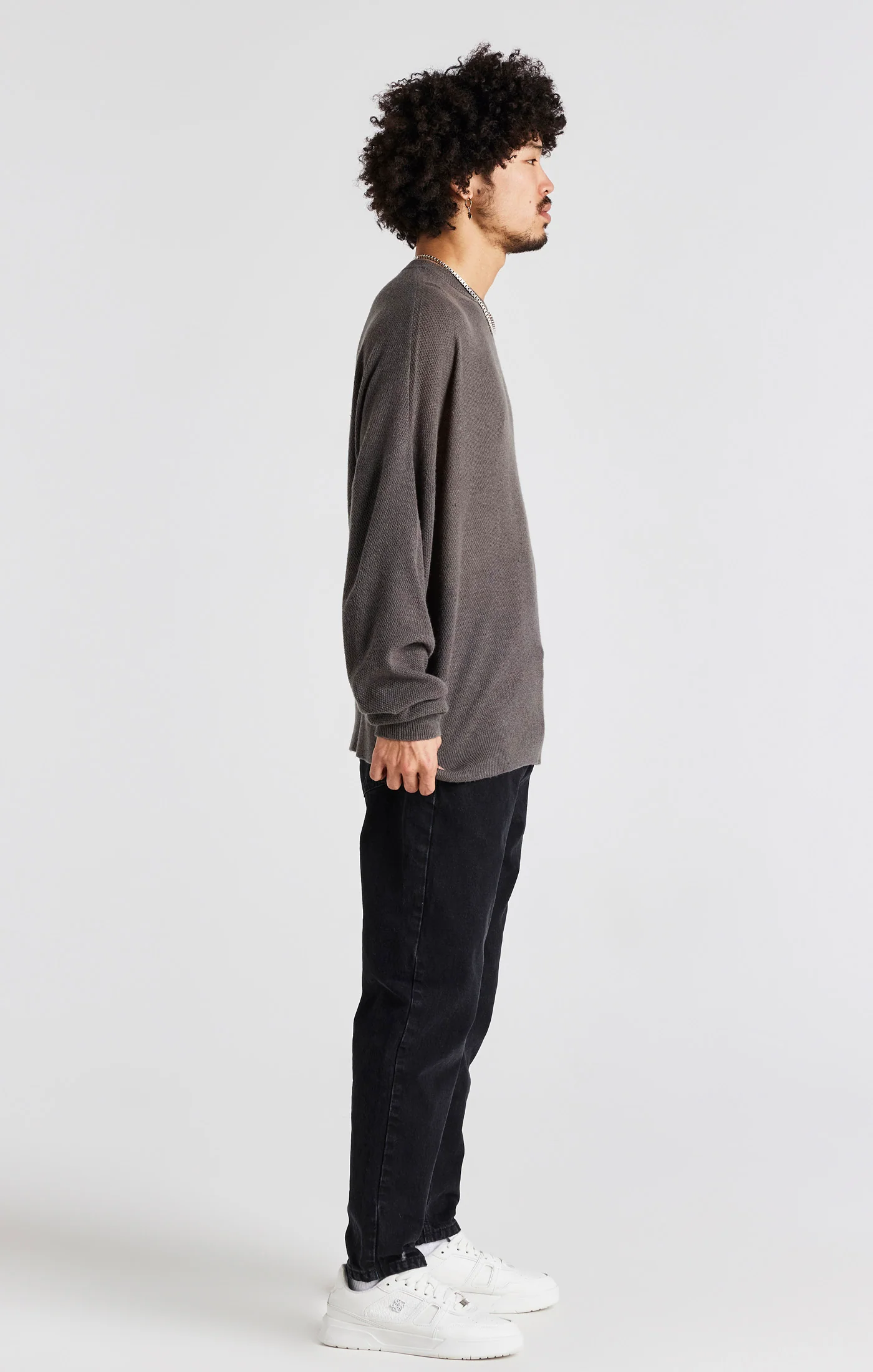 Black Knitted Sweater - Image 4