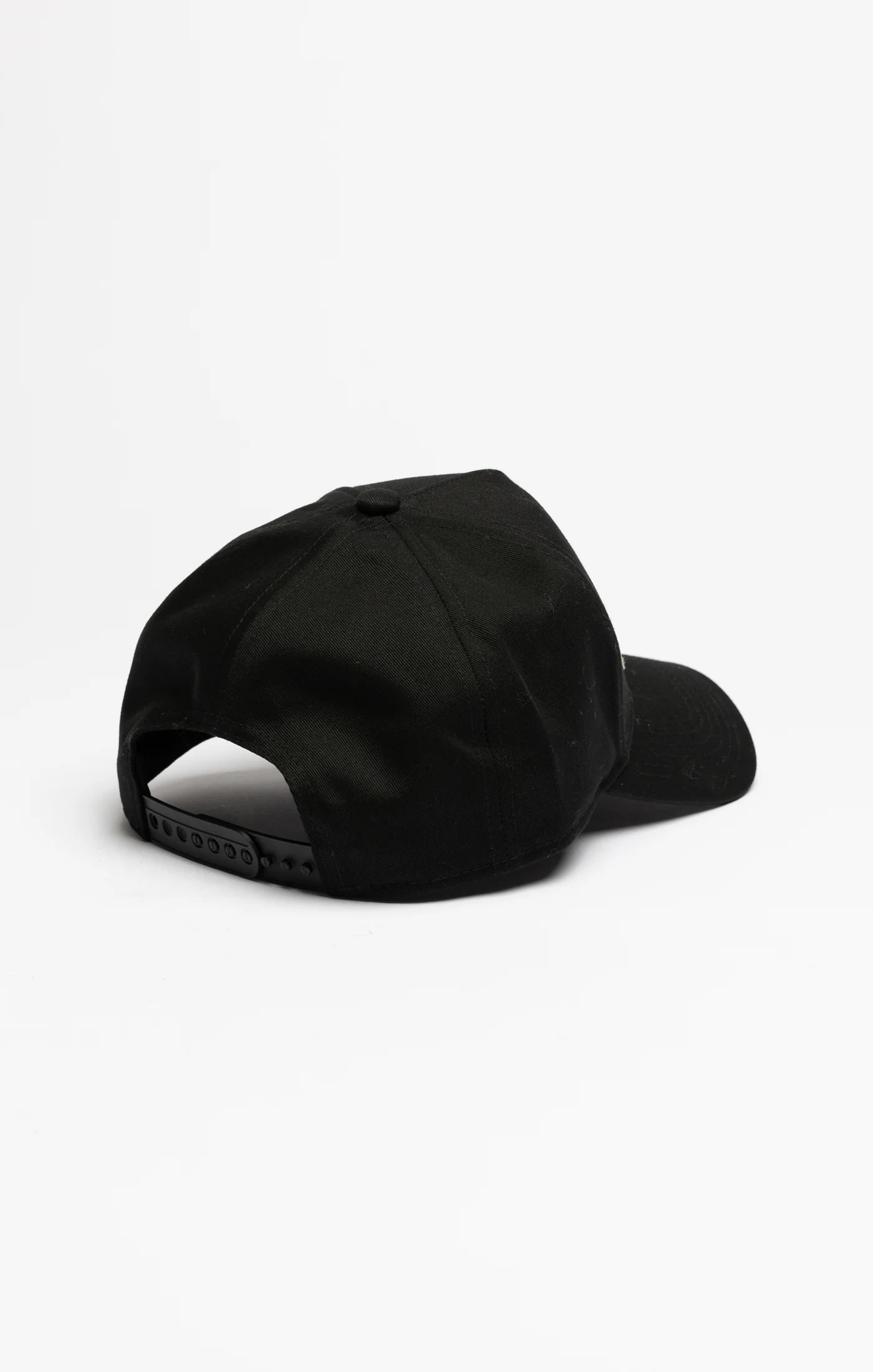 Black Floral Embroidery Trucker Cap - Image 3