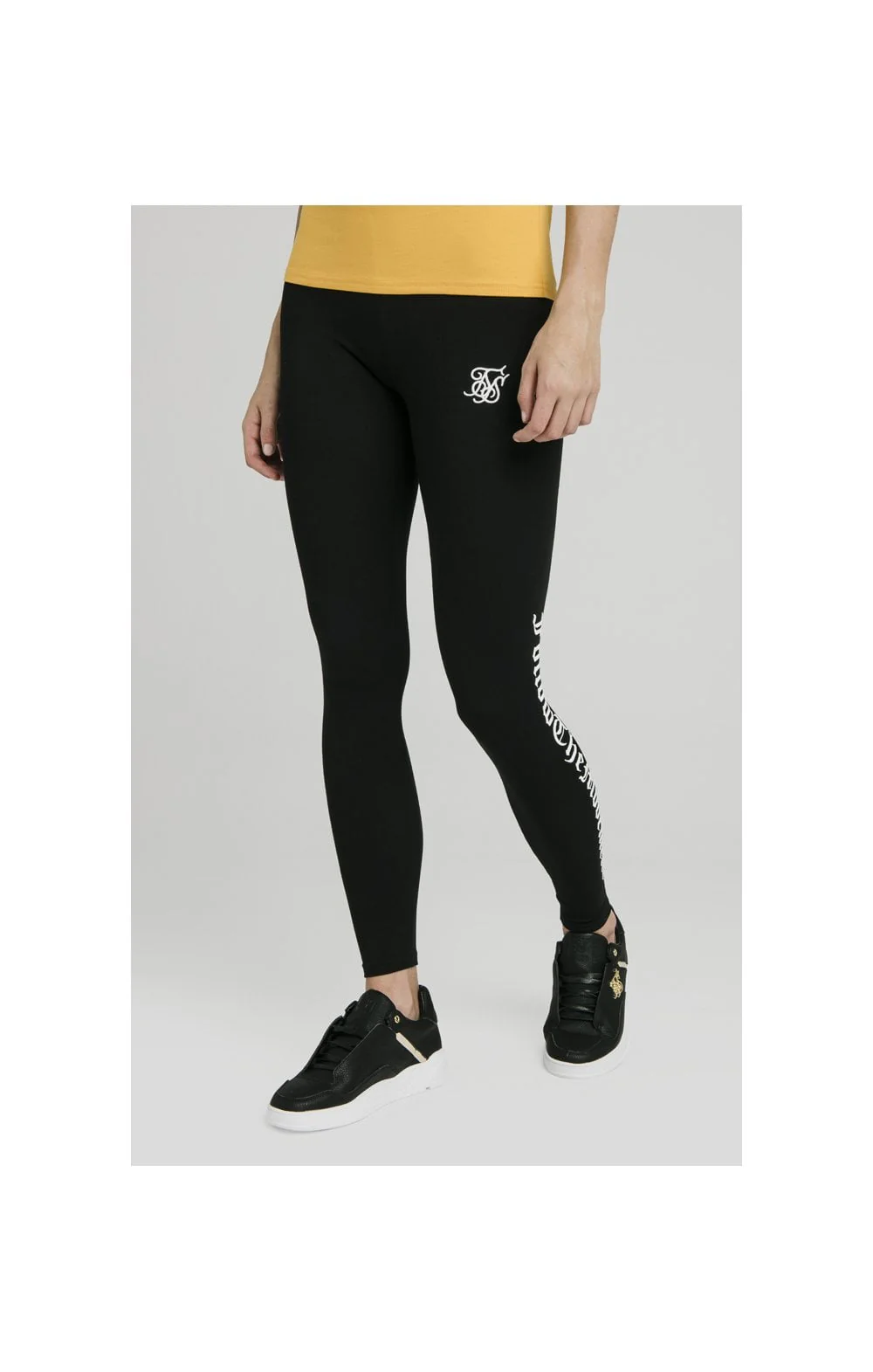 SikSilk Follow The Movement Leggings – Black - Image 2
