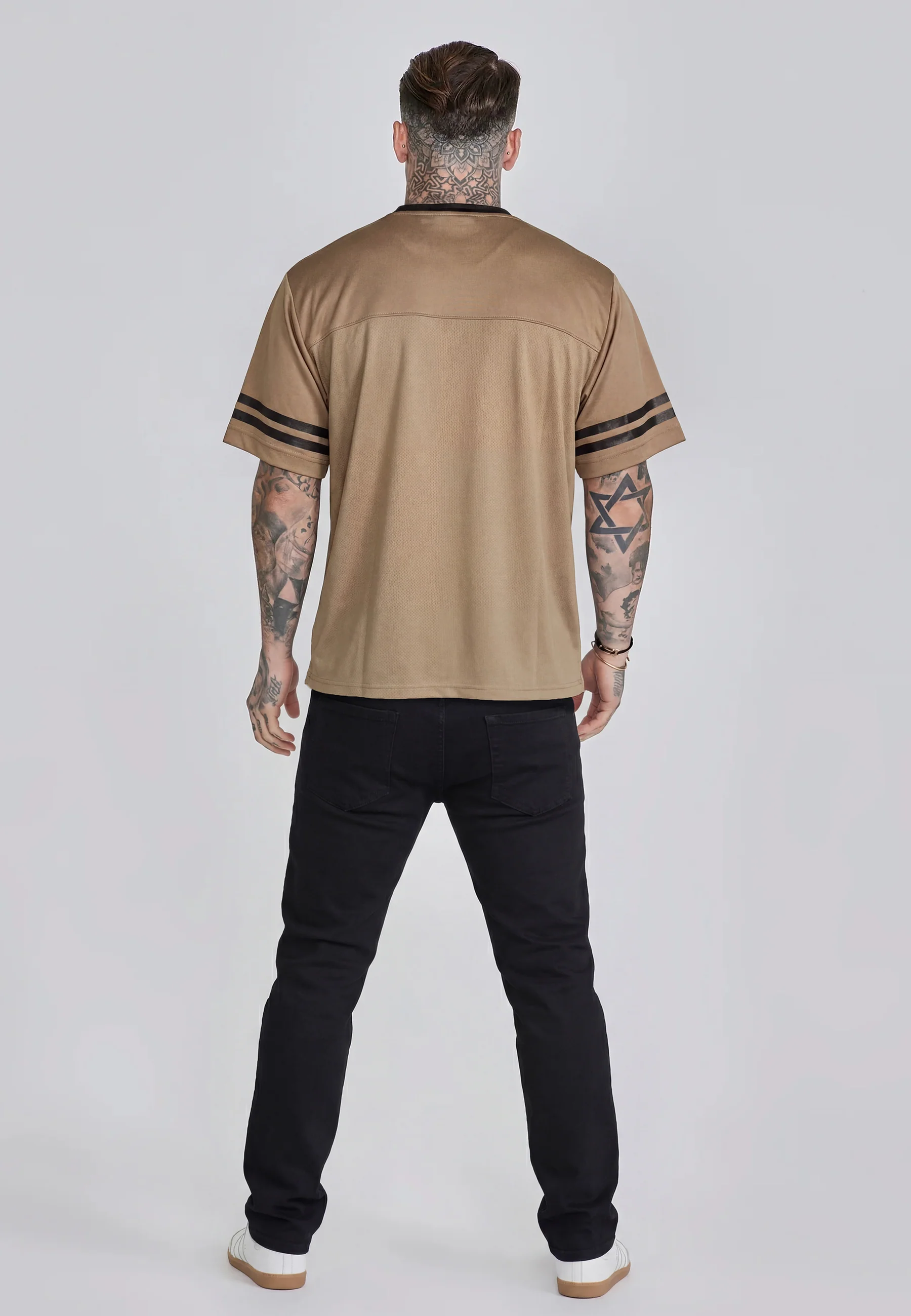 Beige Football T-Shirt - Image 5