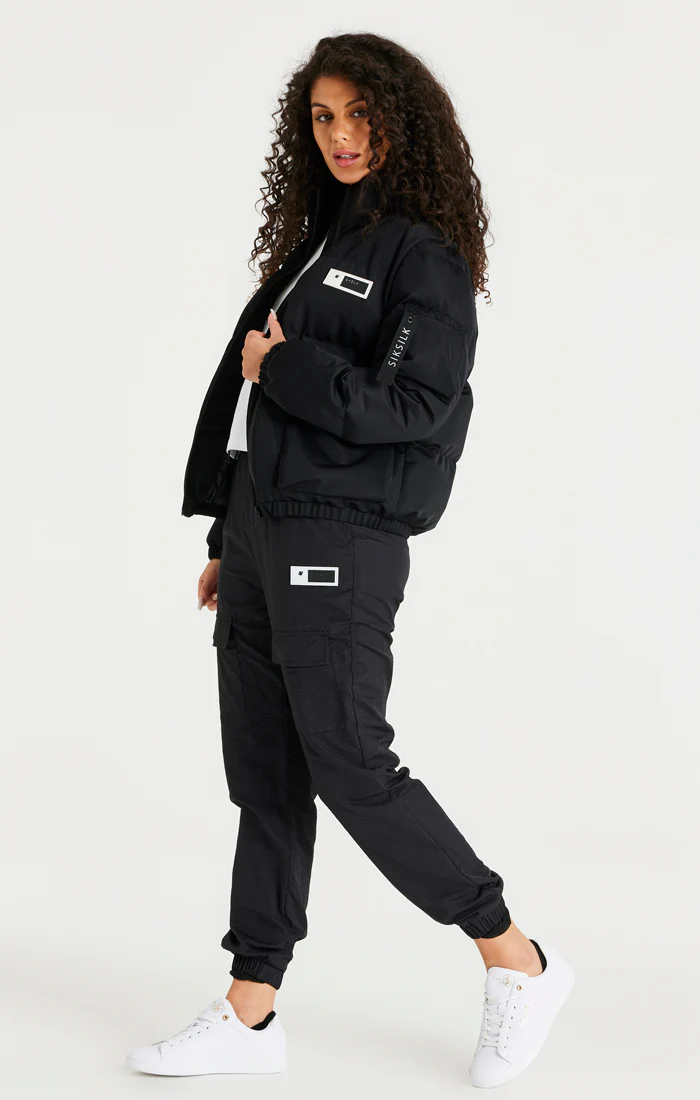 Black Padded Jacket - Image 2