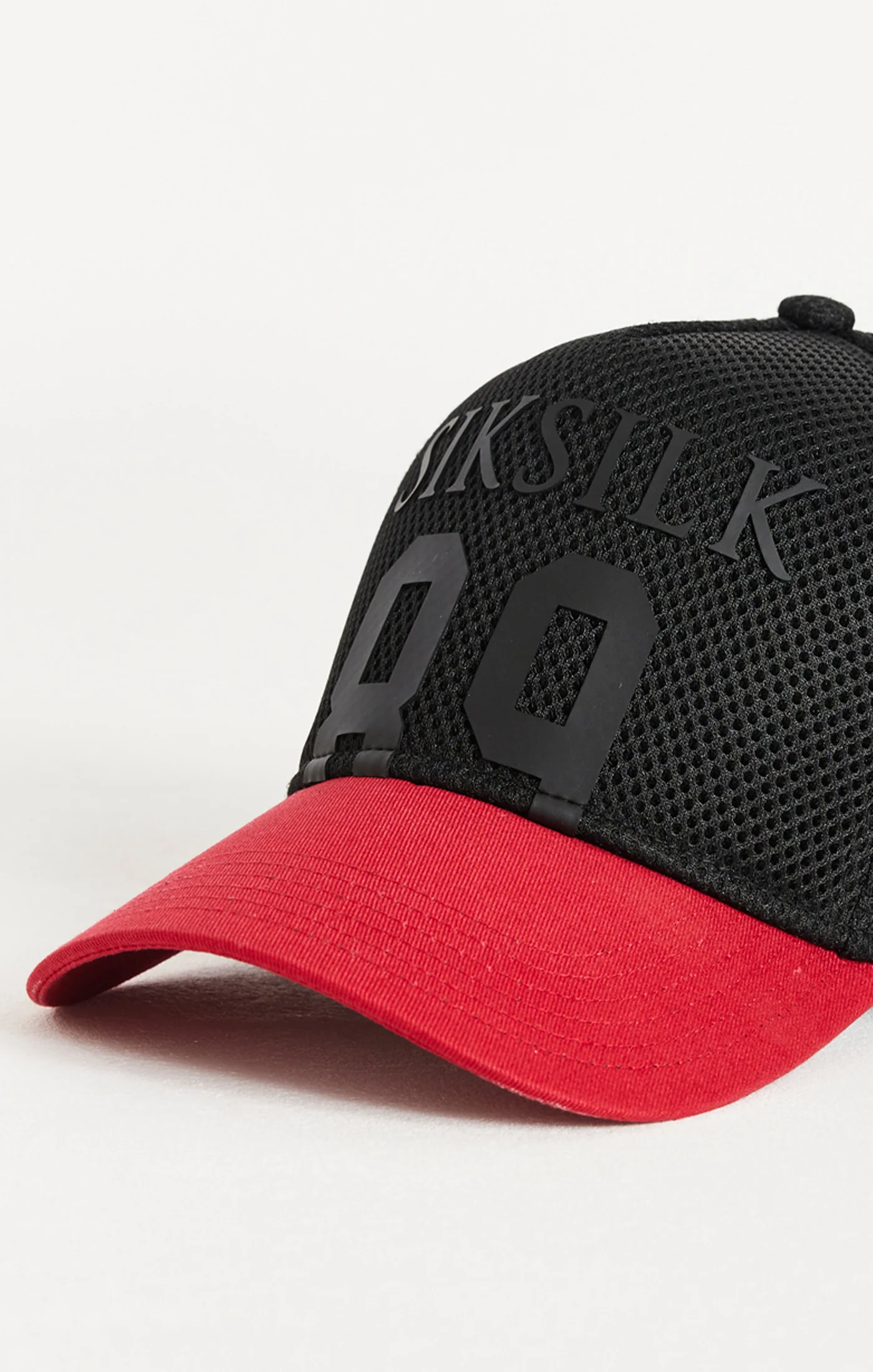 SikSilk Full Mesh 89 Cap - Black & Red - Image 2