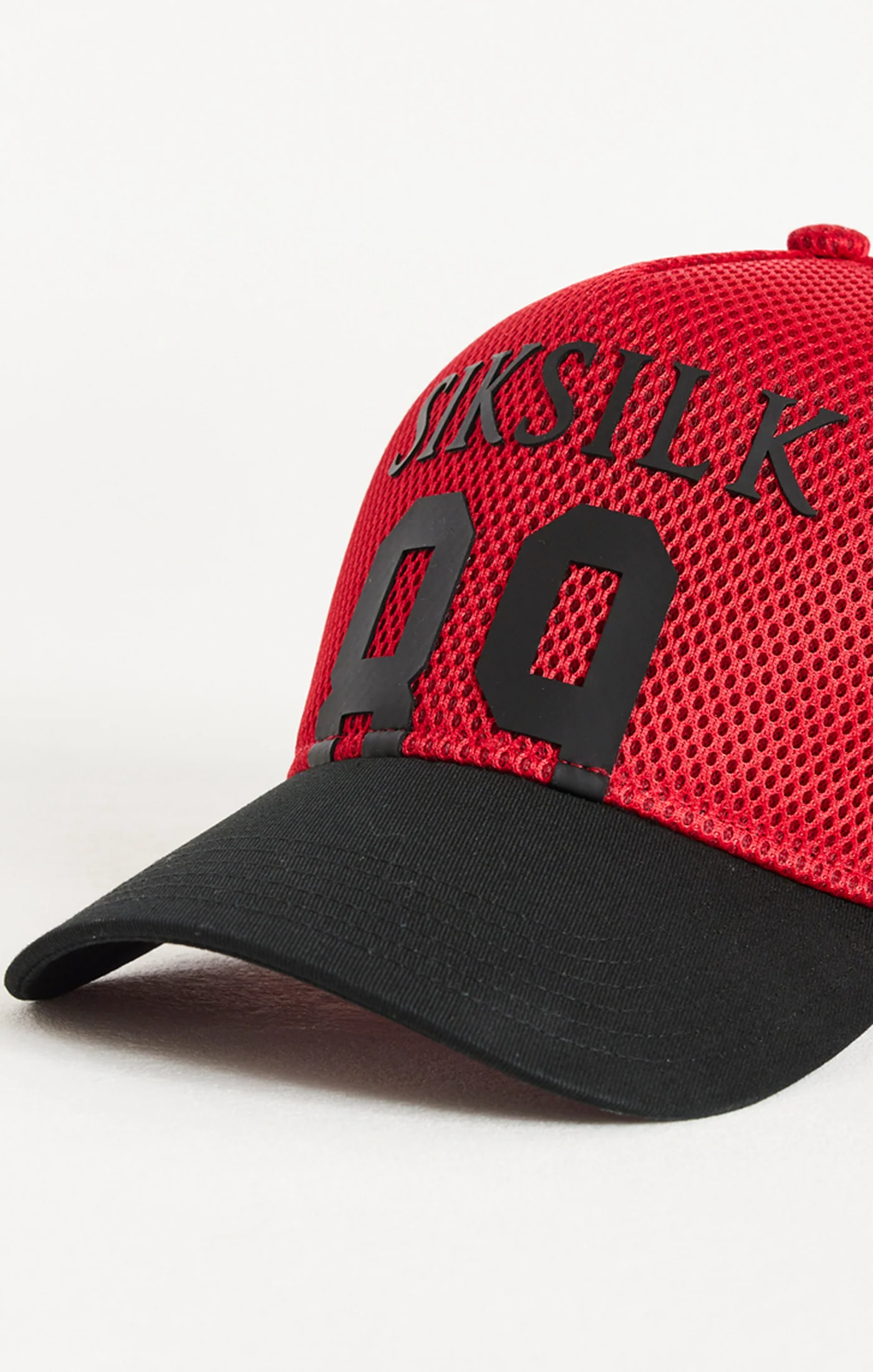 Red Full Mesh 89 Trucker Cap - Image 2