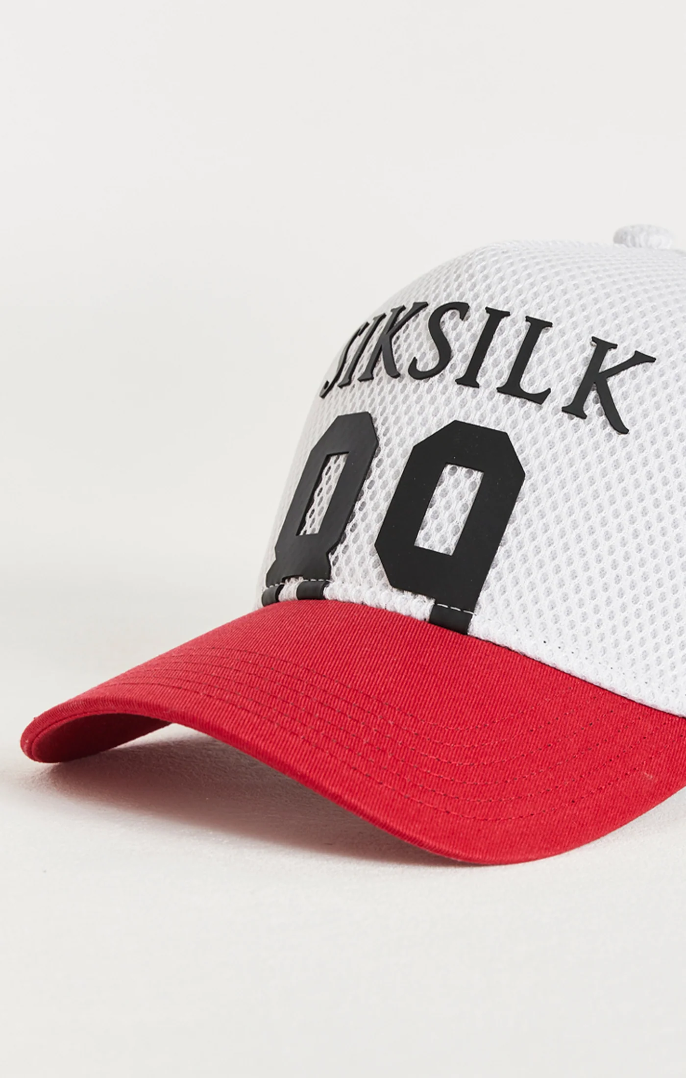 White Full Mesh 89 Trucker Cap - Image 2