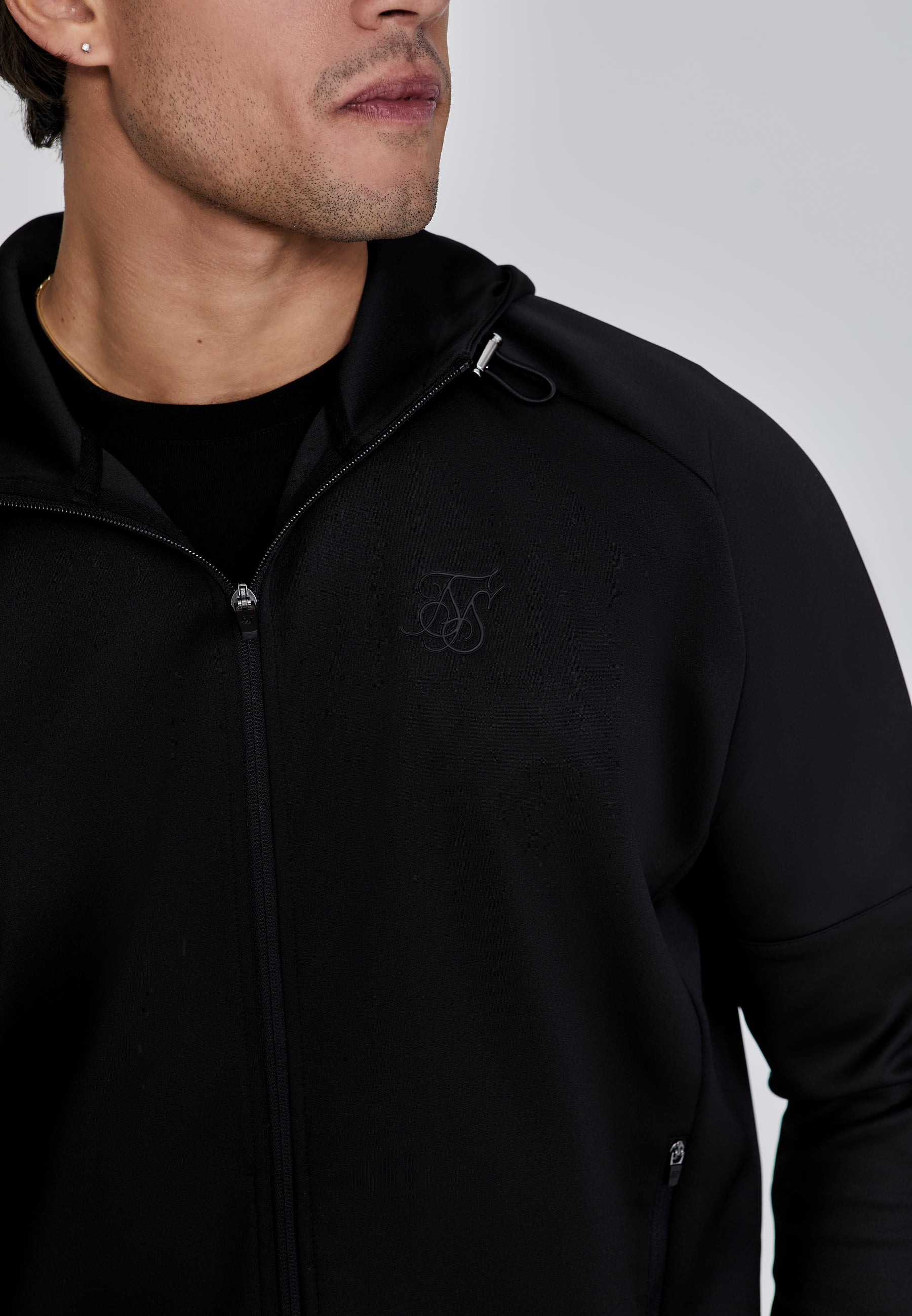 Black Full Zip Hoodie - Image 4