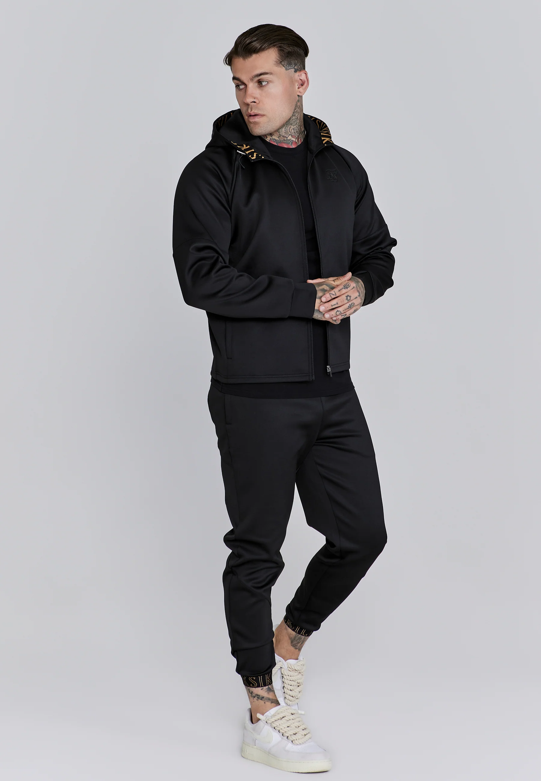 Black Full Zip Hoodie - Image 2