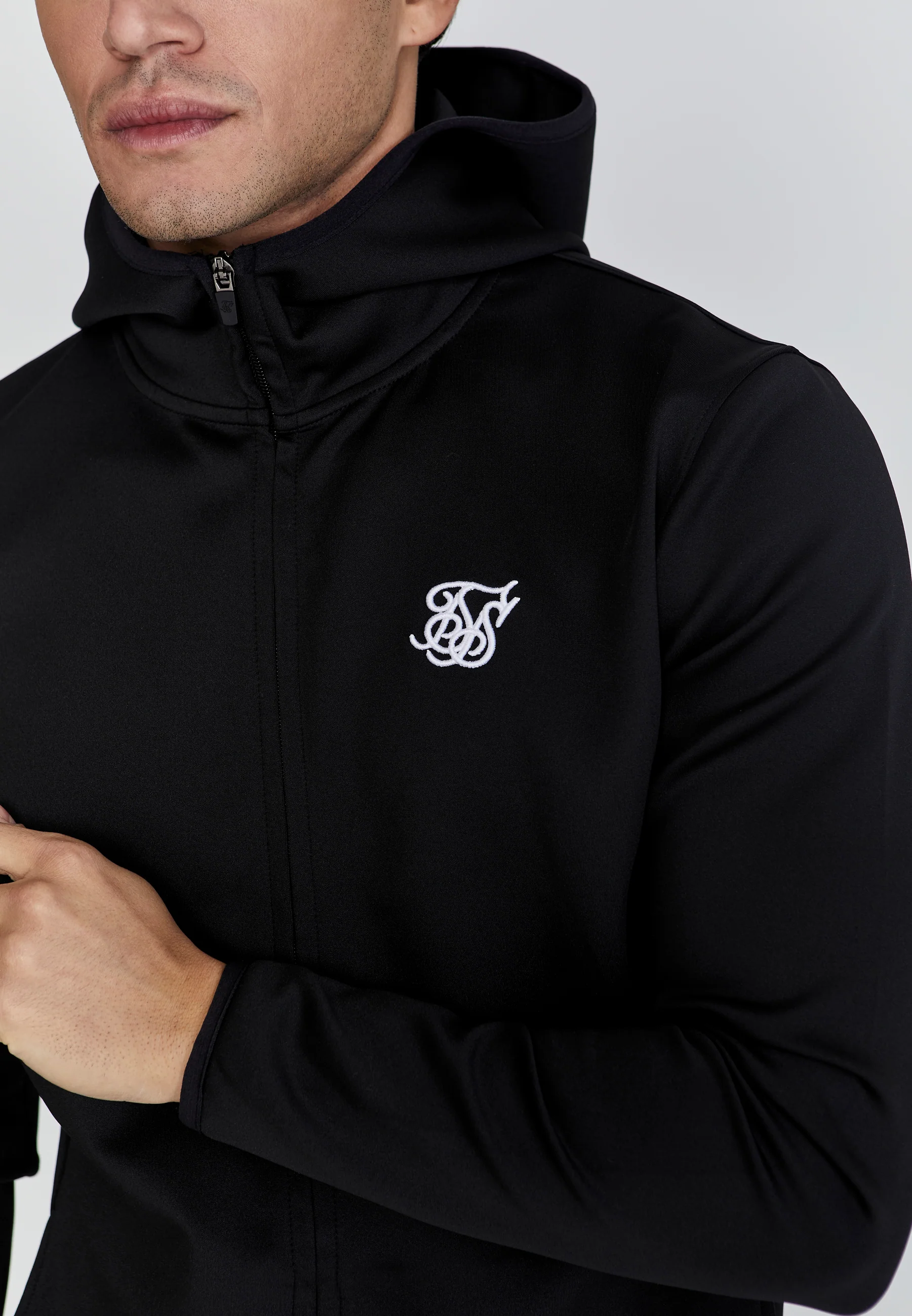 Black Full Zip Hoodie - Image 3