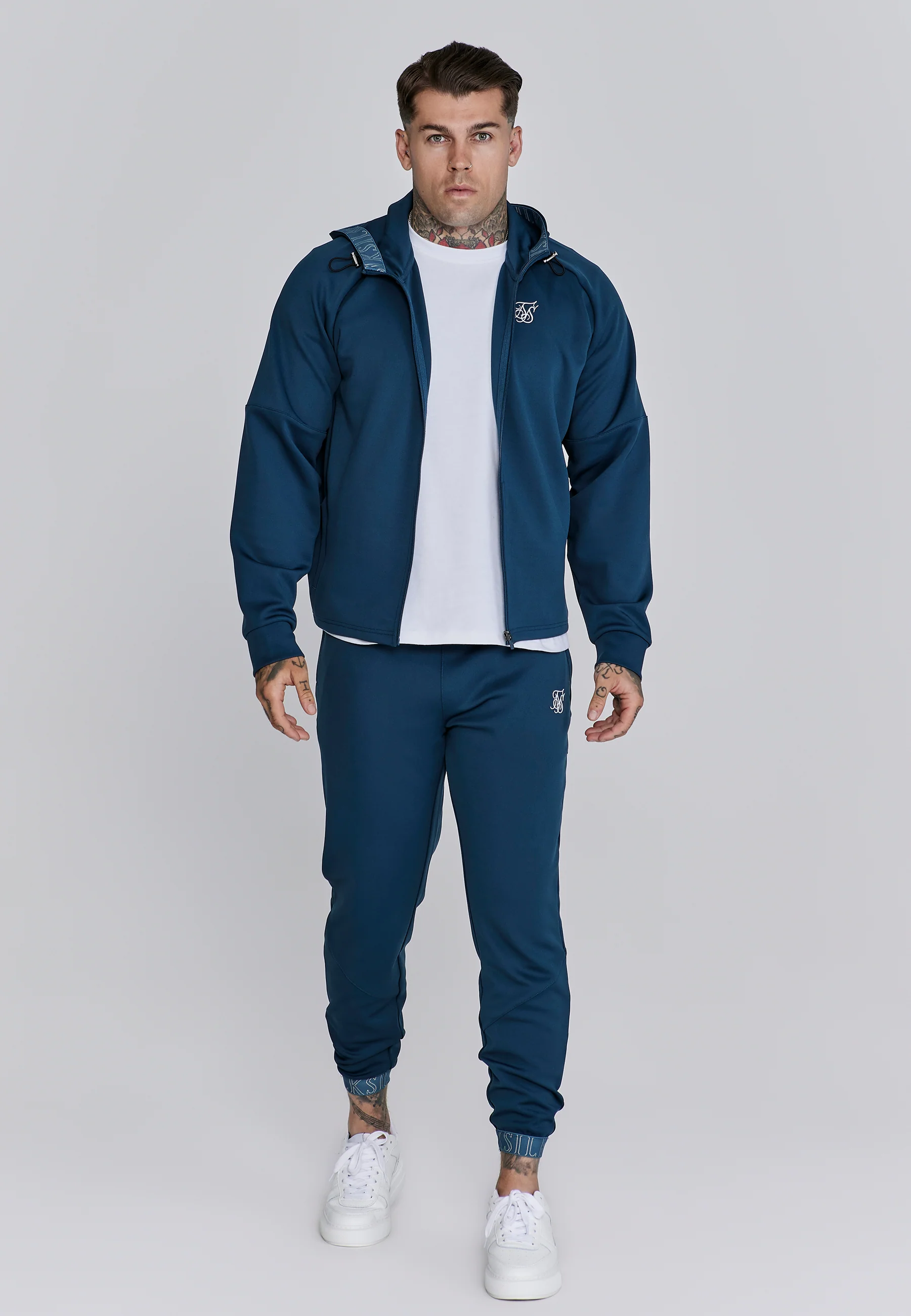 Blue Full Zip Hoodie - Image 2
