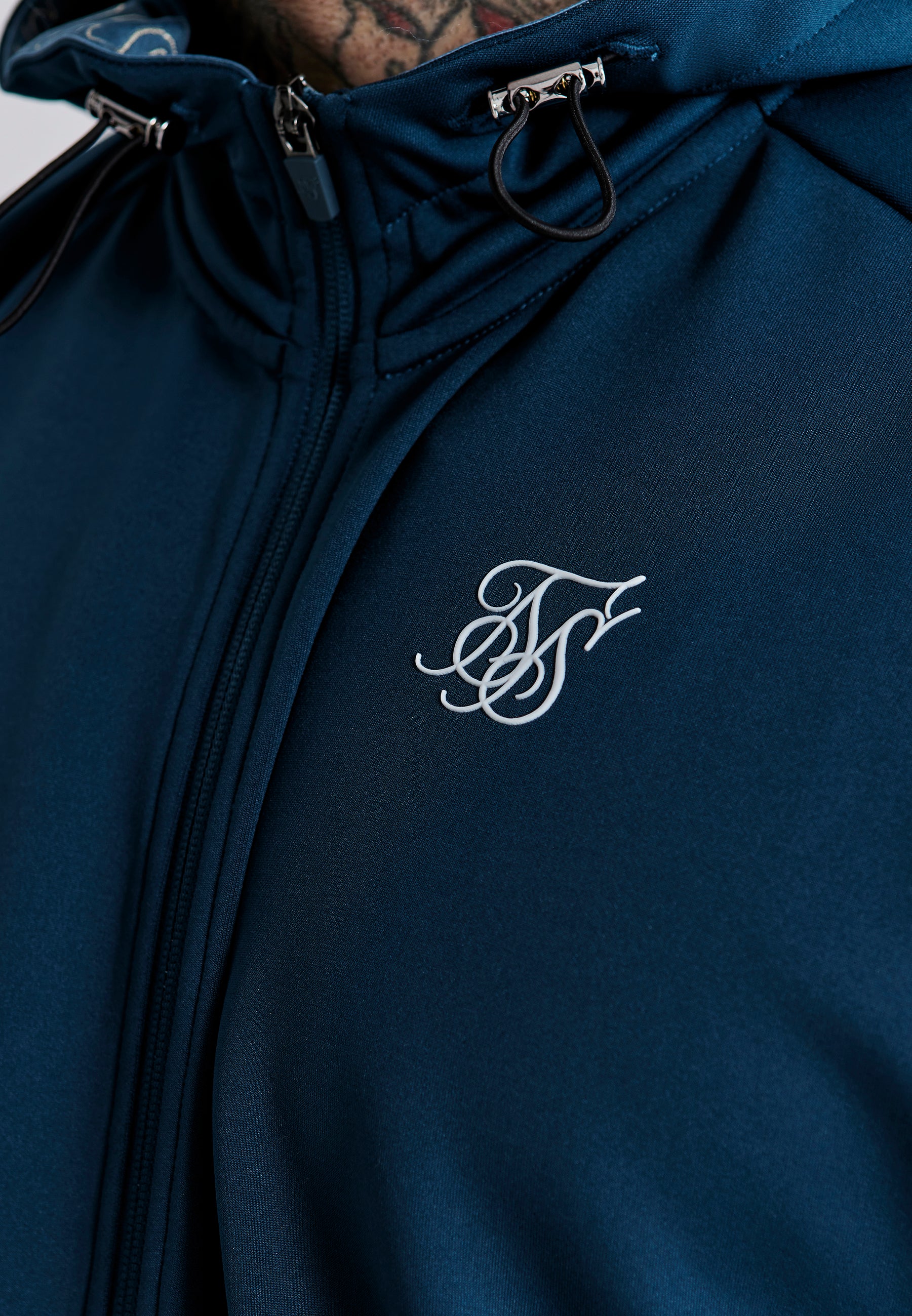 Blue Full Zip Hoodie - Image 3