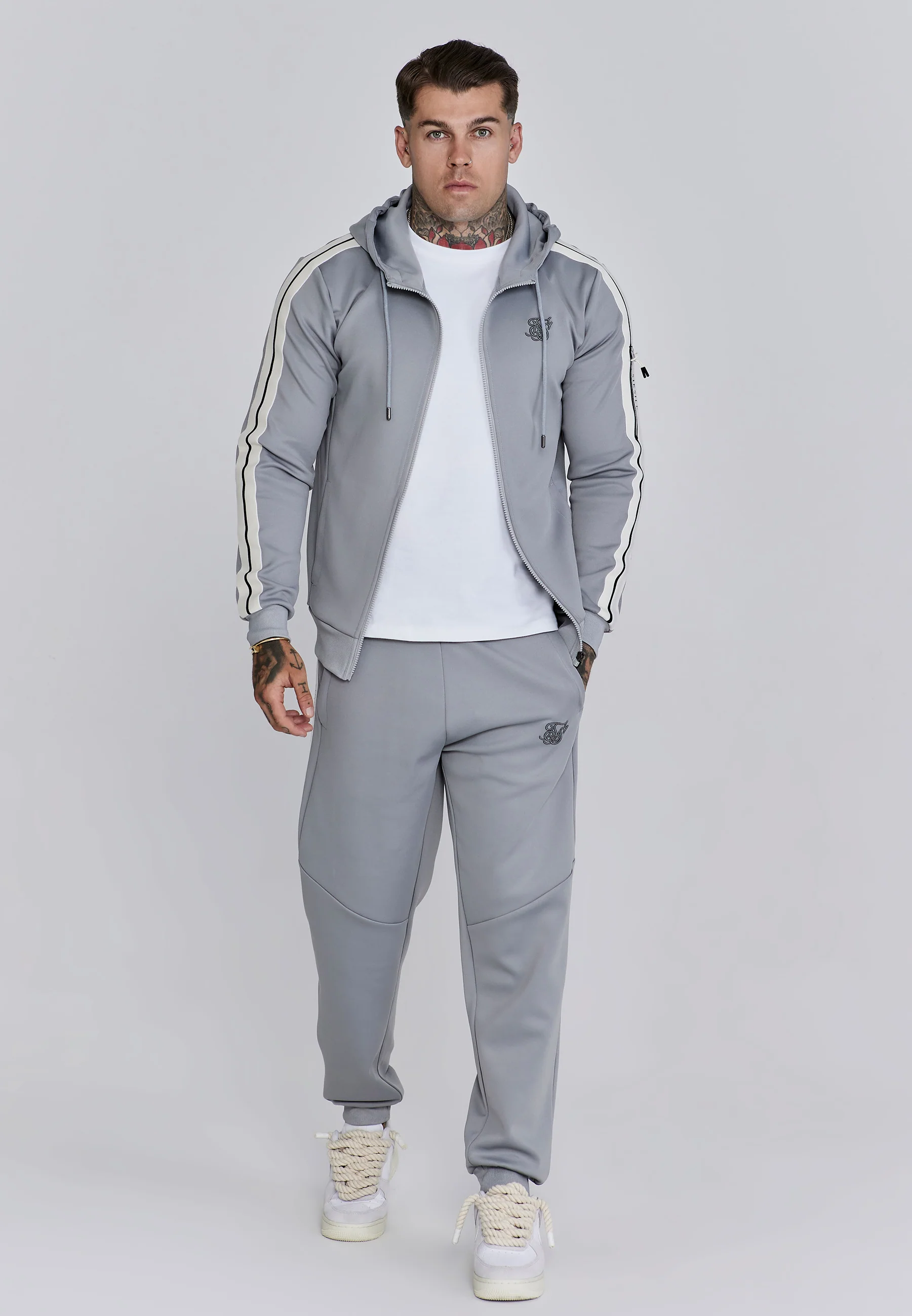 Grey Full Zip Hoodie - Image 2