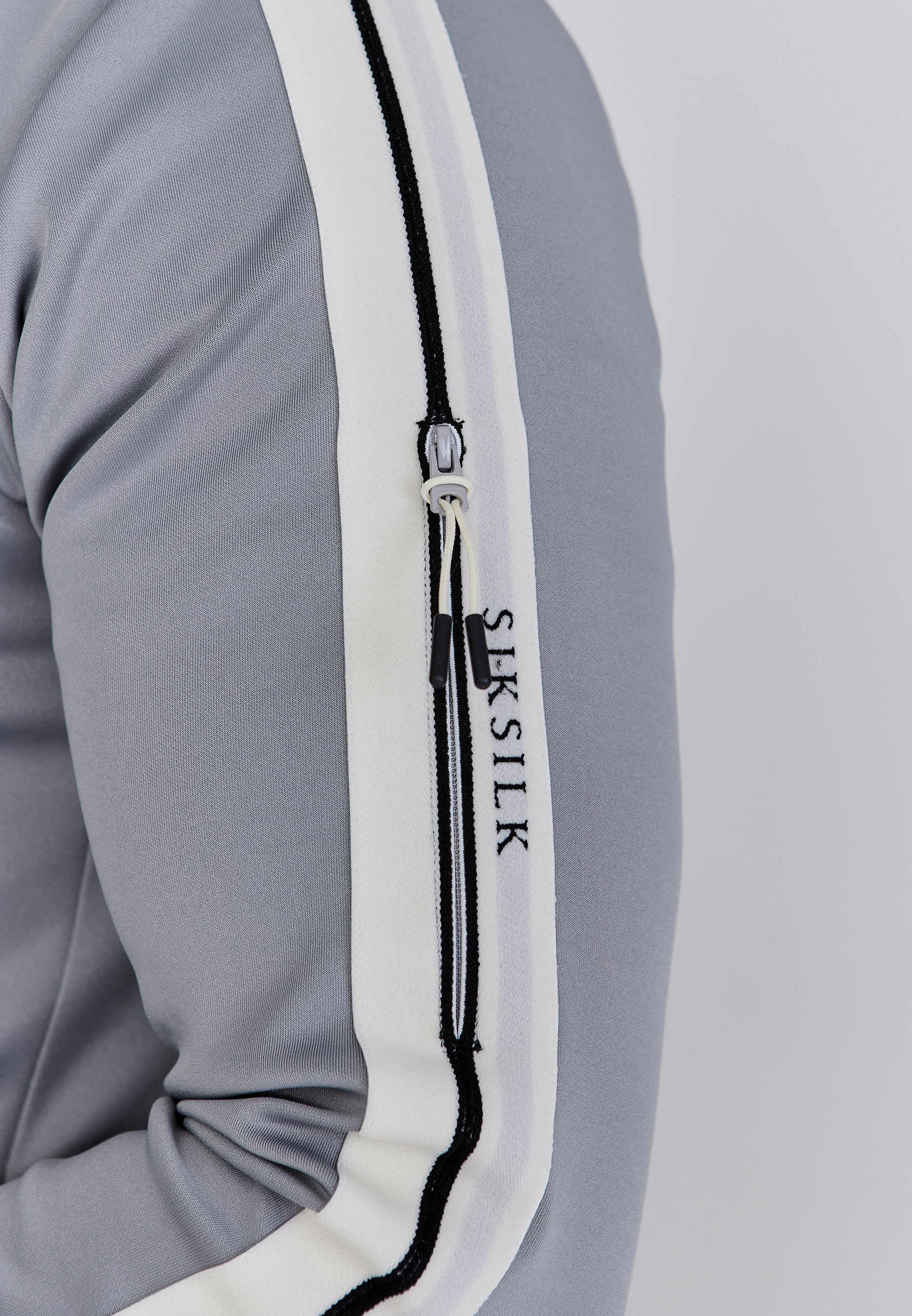 Grey Full Zip Hoodie - Image 3
