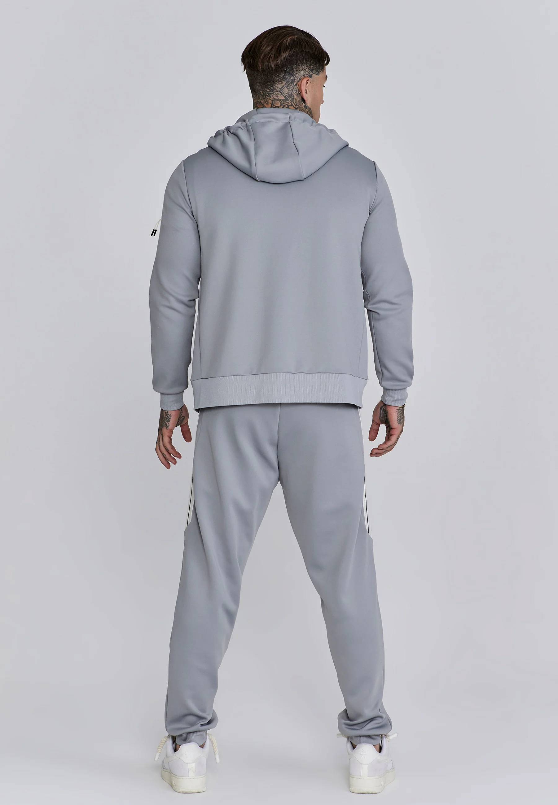 Grey Full Zip Hoodie - Image 5