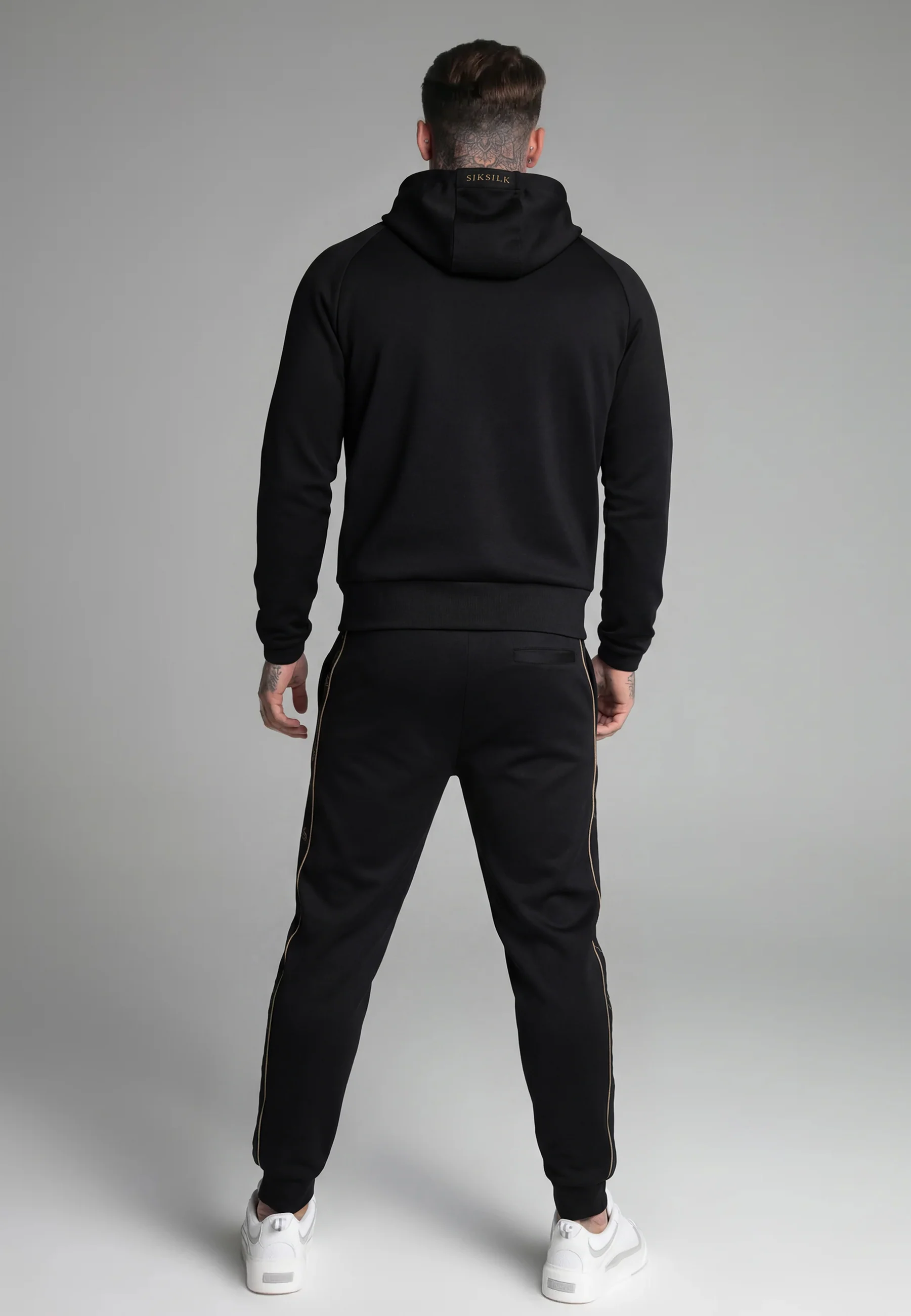 Black Cropped Full Zip hoodie - Image 6