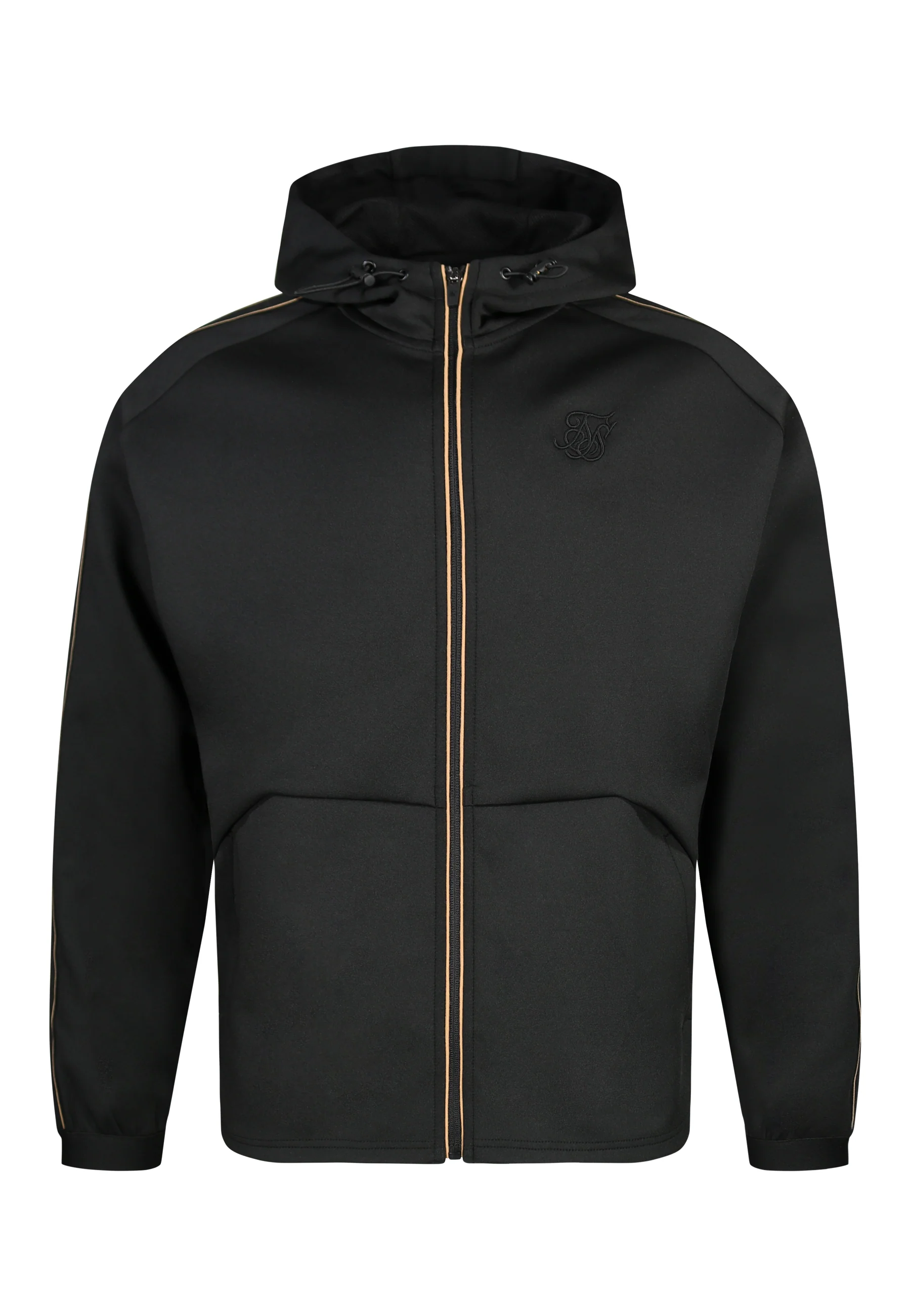 Black Cropped Full Zip hoodie - Image 7
