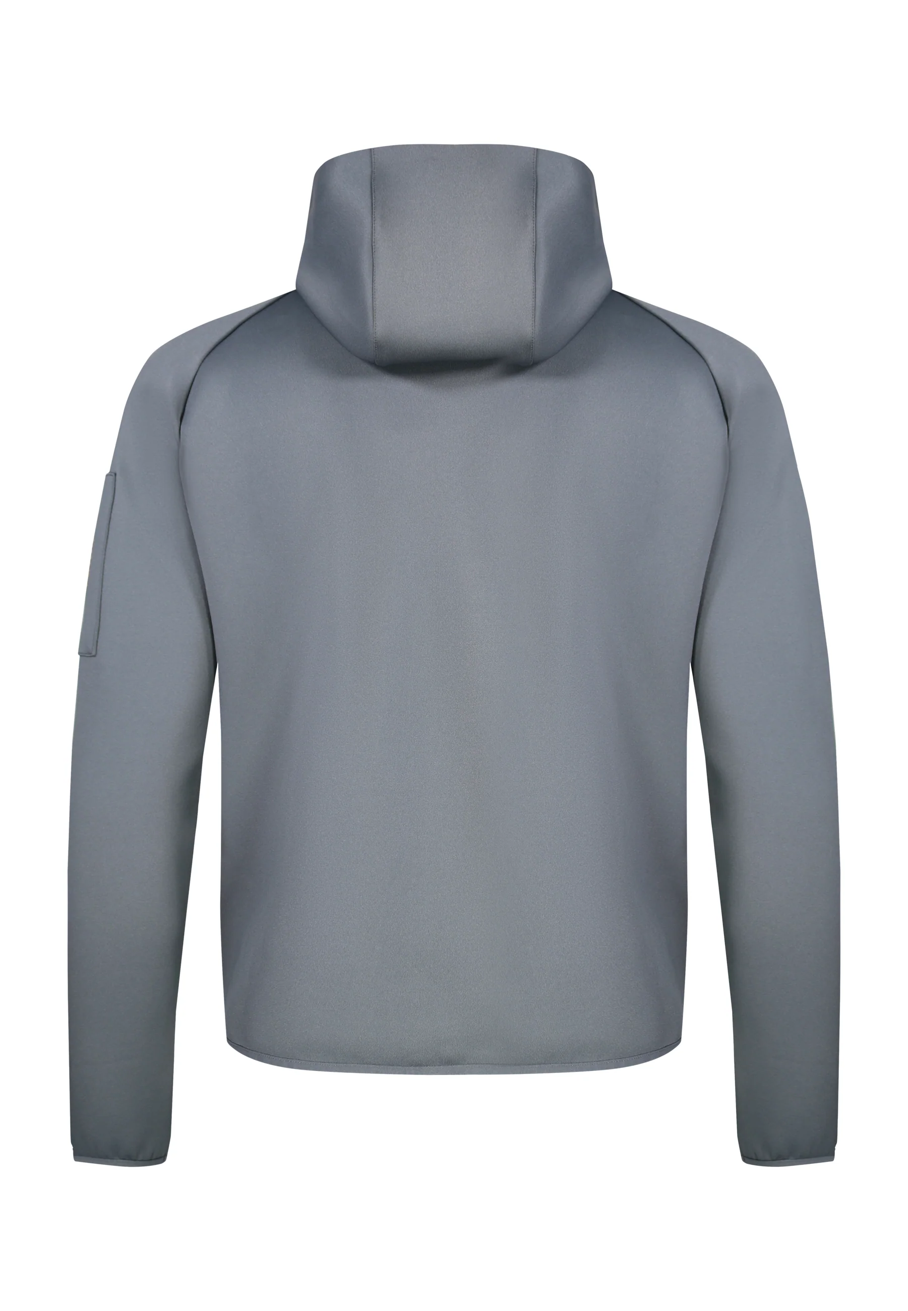 Blue Cropped Full Zip Hoodie - Image 7
