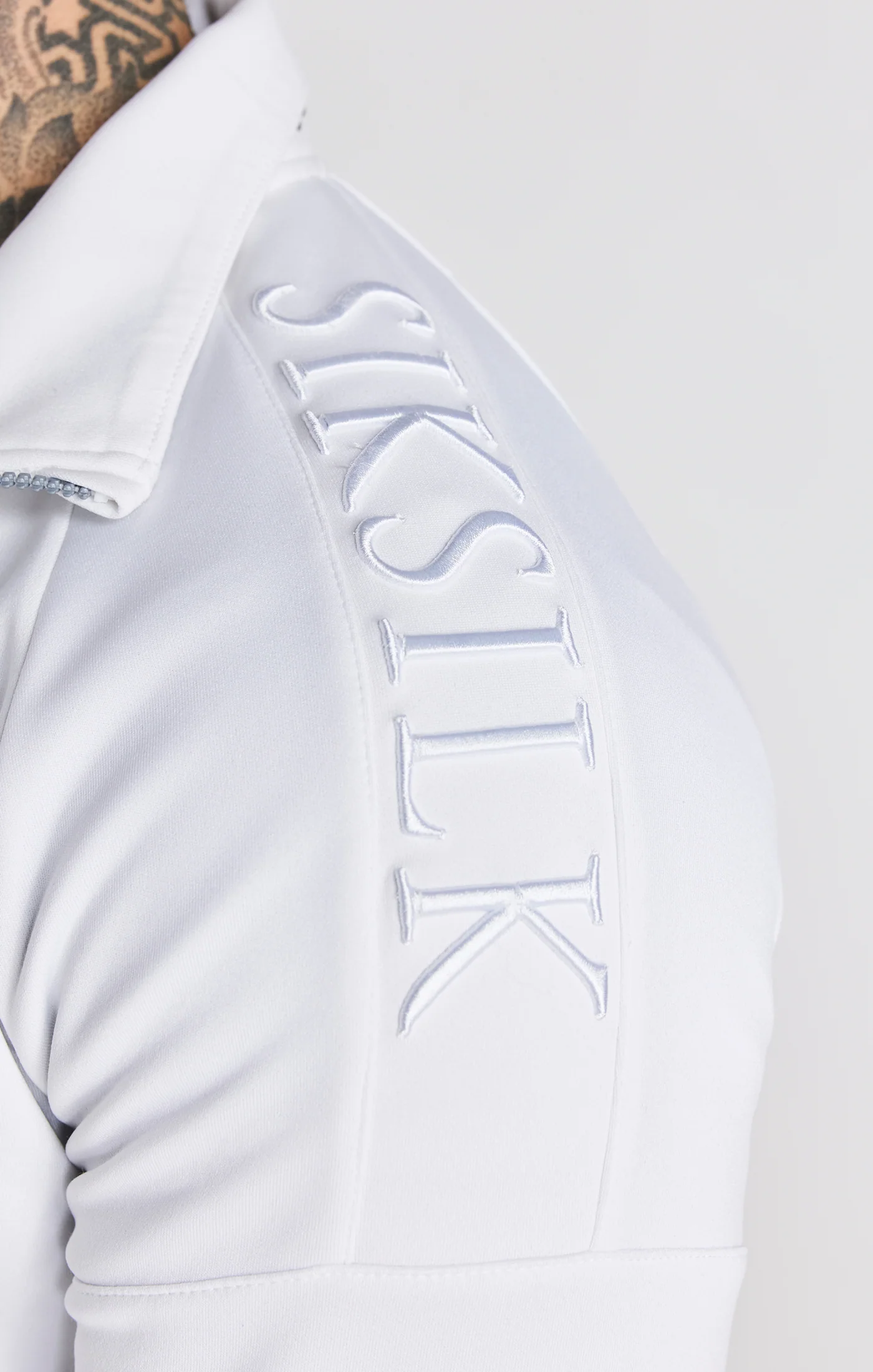 White Panel Hooded Zip Thru - Image 2