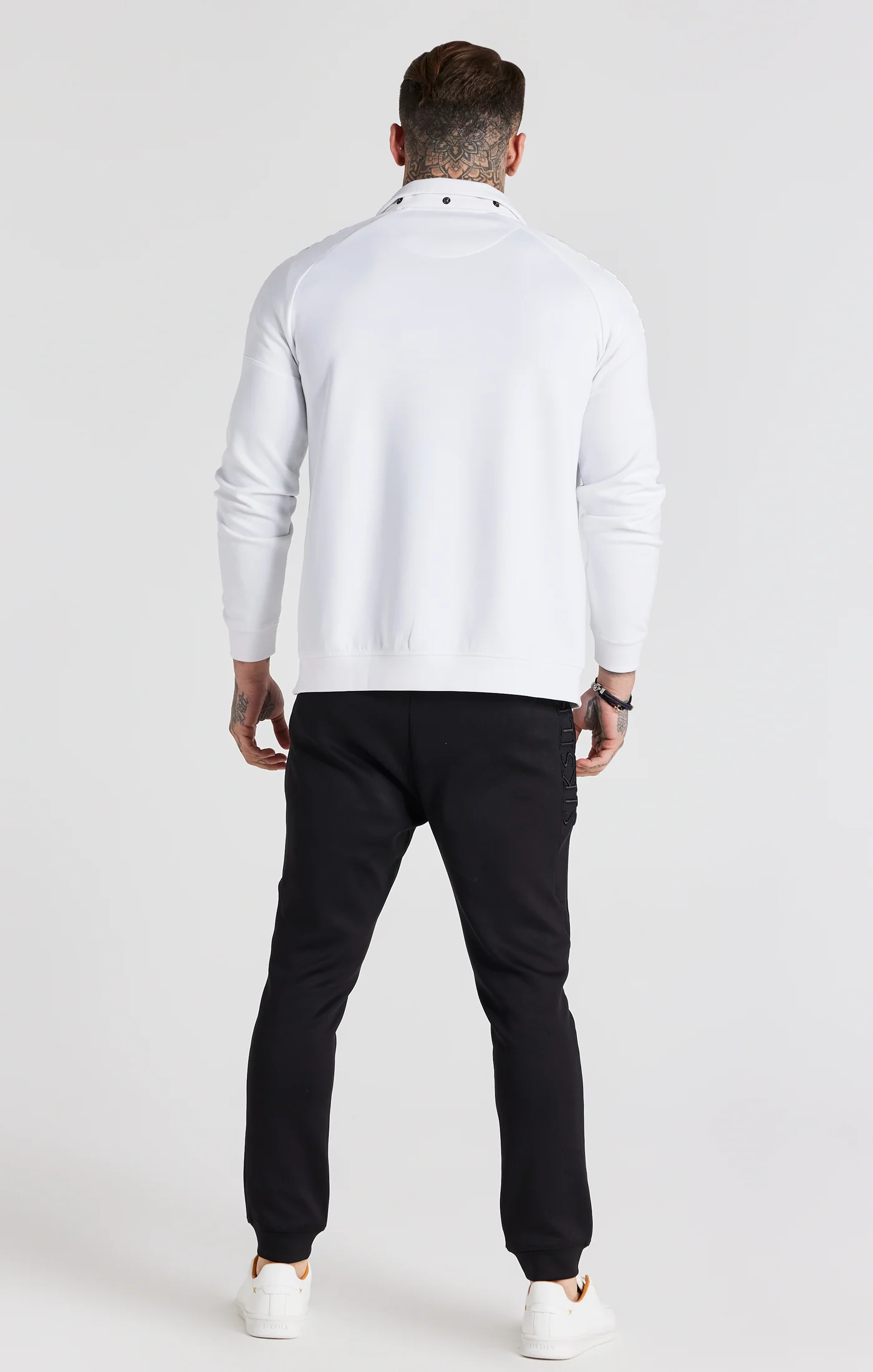 White Panel Hooded Zip Thru - Image 6