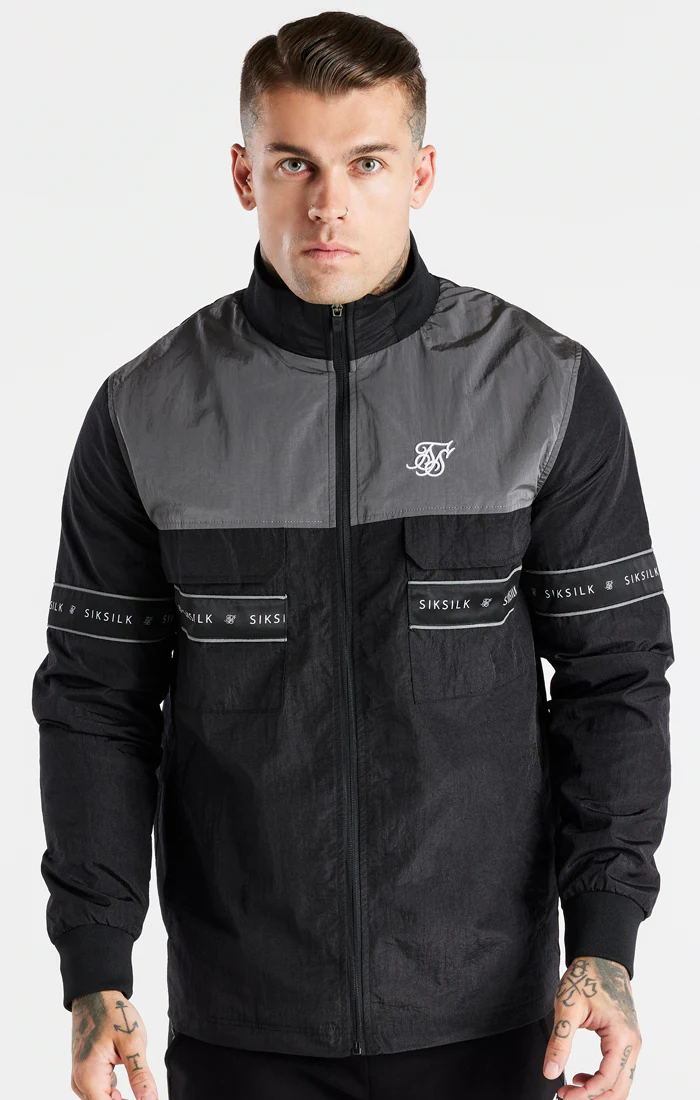 Black Funnel Tape Jacket - Image 2