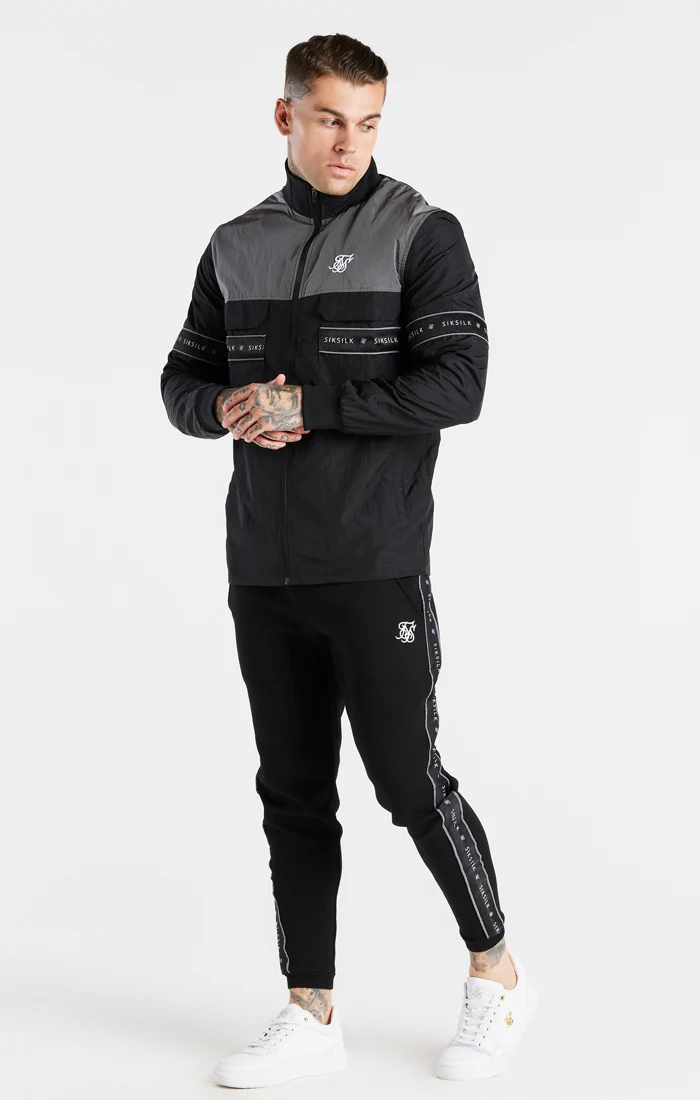 Black Funnel Tape Jacket - Image 4