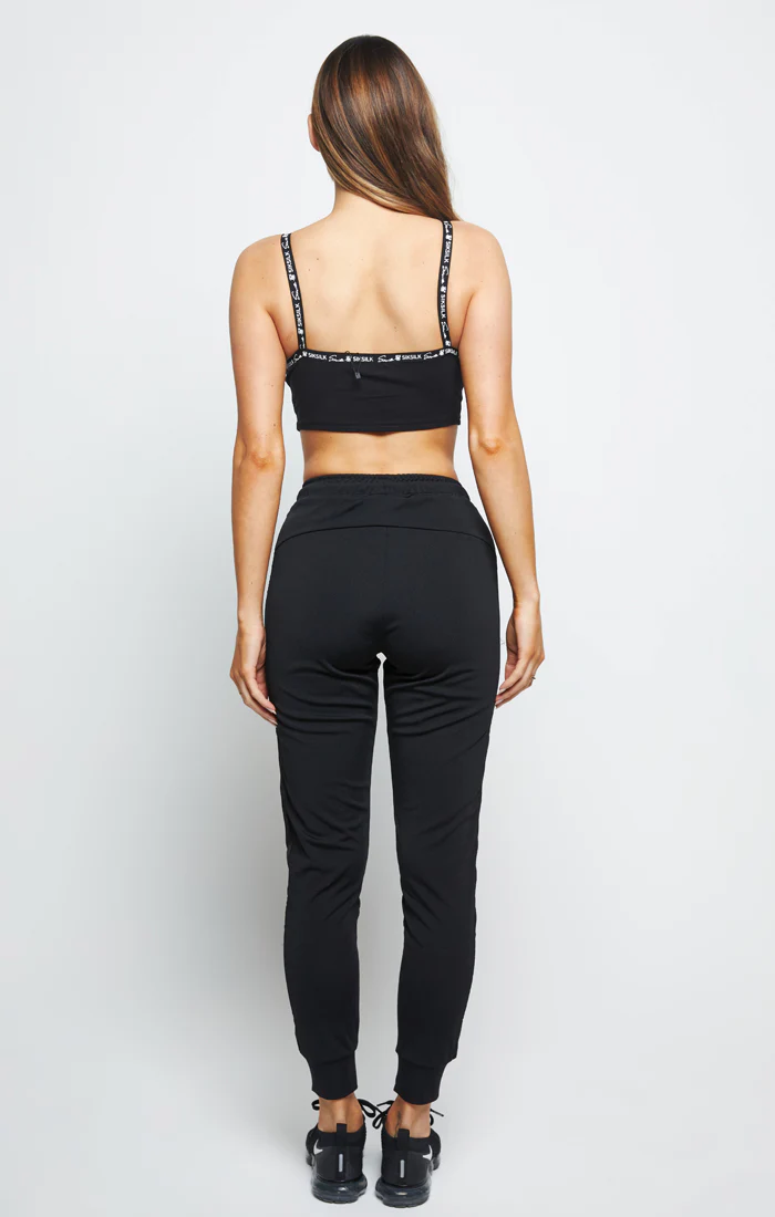 SikSilk Fusion Bralette - Jet Black - Image 5