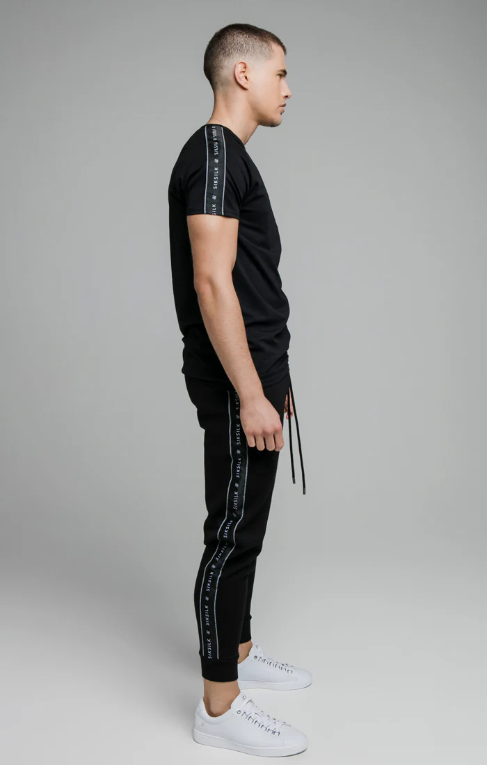 Black Fusion Tape Cuffed Pant - Image 4