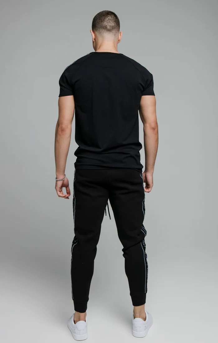 Black Fusion Tape Cuffed Pant - Image 5
