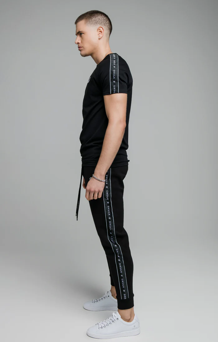 Black Fusion Tape Cuffed Pant - Image 6